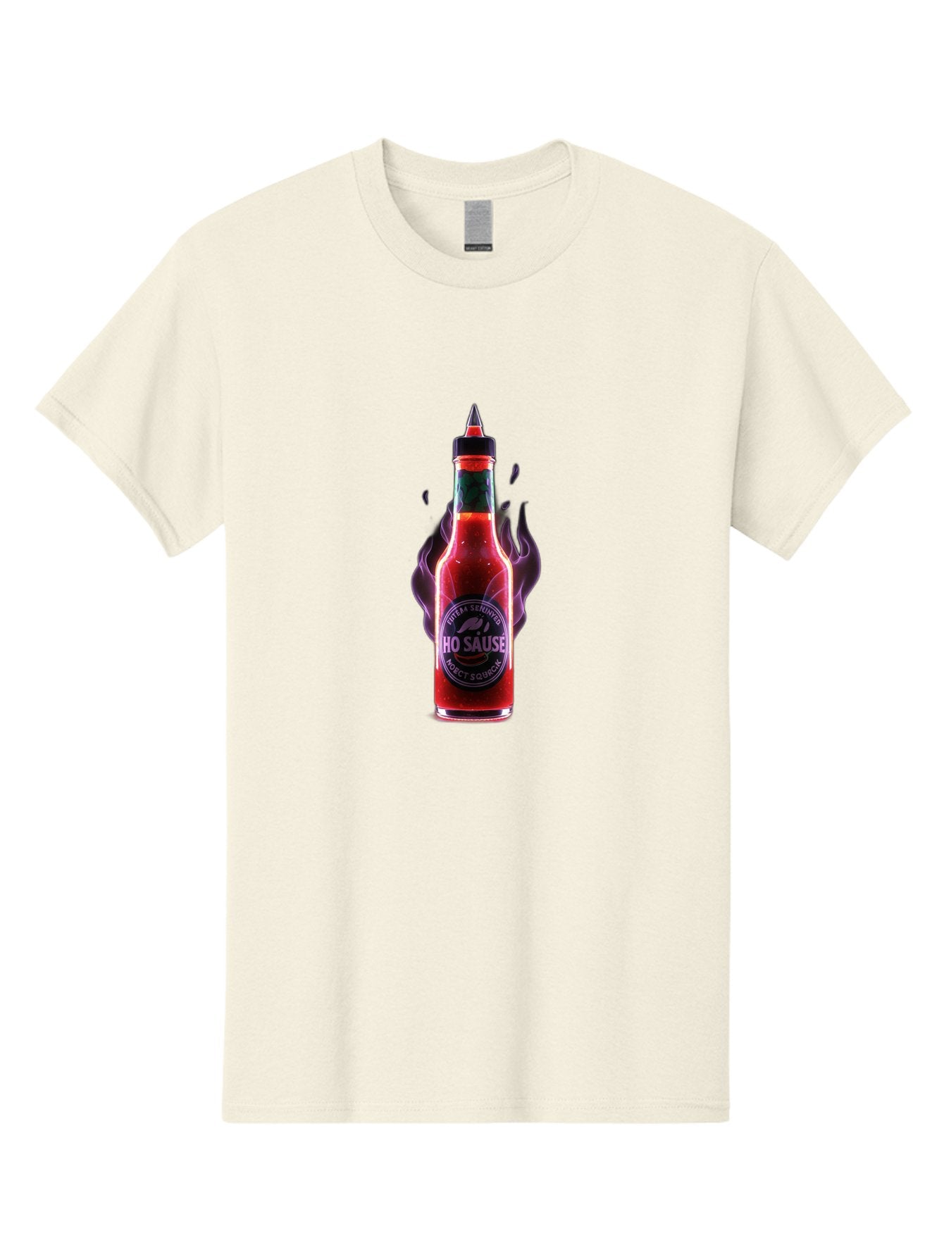 Iho-Sause Men'S Graphic Tee, 100% Cotton, Comfortable Casual Summer Wear, Machine Washable, Hot Sauce, Chili Pepper, Spicy Condiment, Red Sauce, Hot And Spicy, Fiery Flavor, Gourmet Hot Sauce, Condiment Bottle, Sauce Bottle, Chili Sauce, Baa881 14