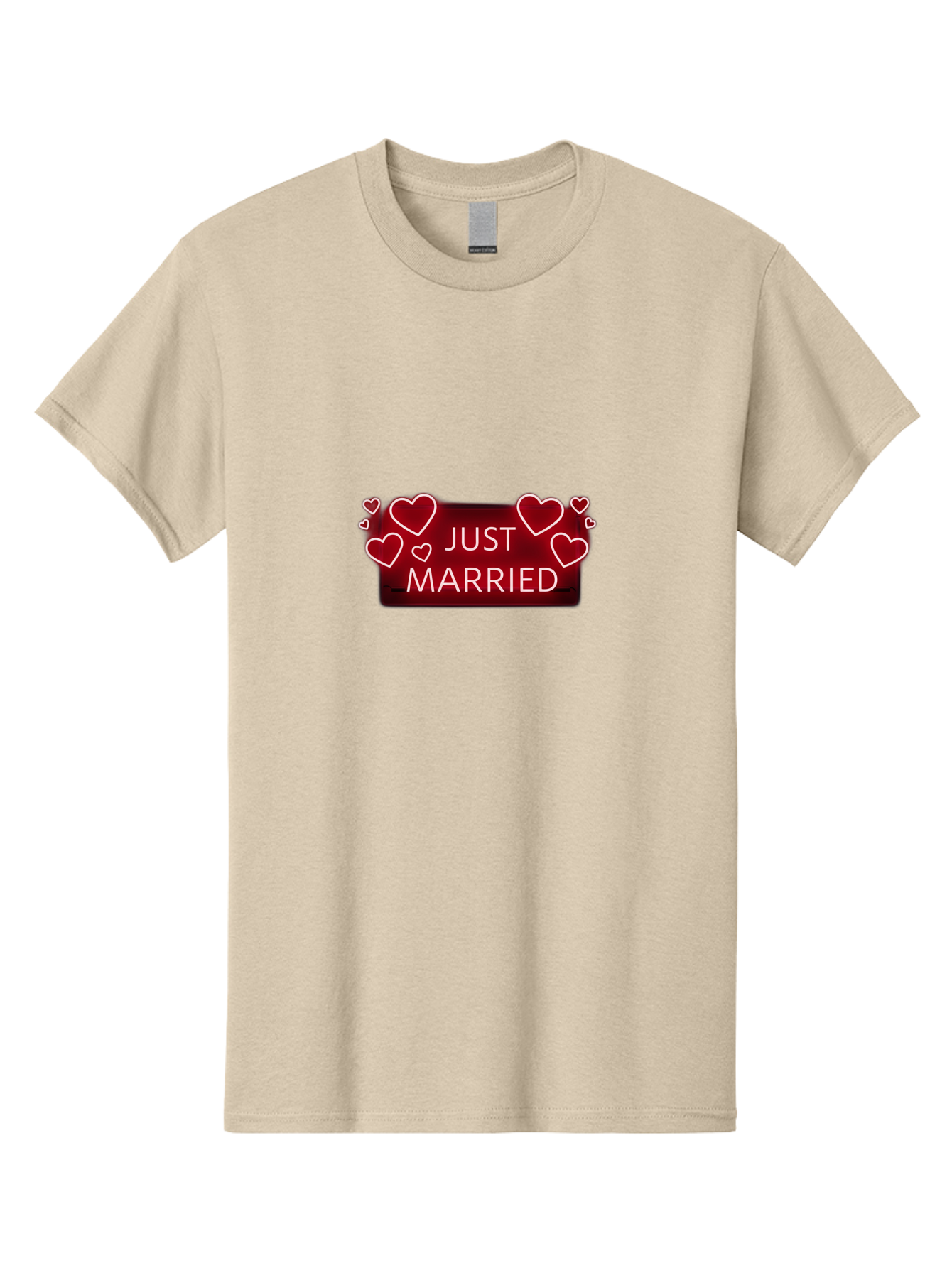 Just-Married-6 Men'S Graphic Tee, 100% Cotton, Comfortable Casual Summer Wear, Machine Washable, Marriage Celebration, Wedding Day, Just Married Sign, Red Hearts, Love Symbol, Valentines Day Gift, Romance, Wedding Decor Baa890 29