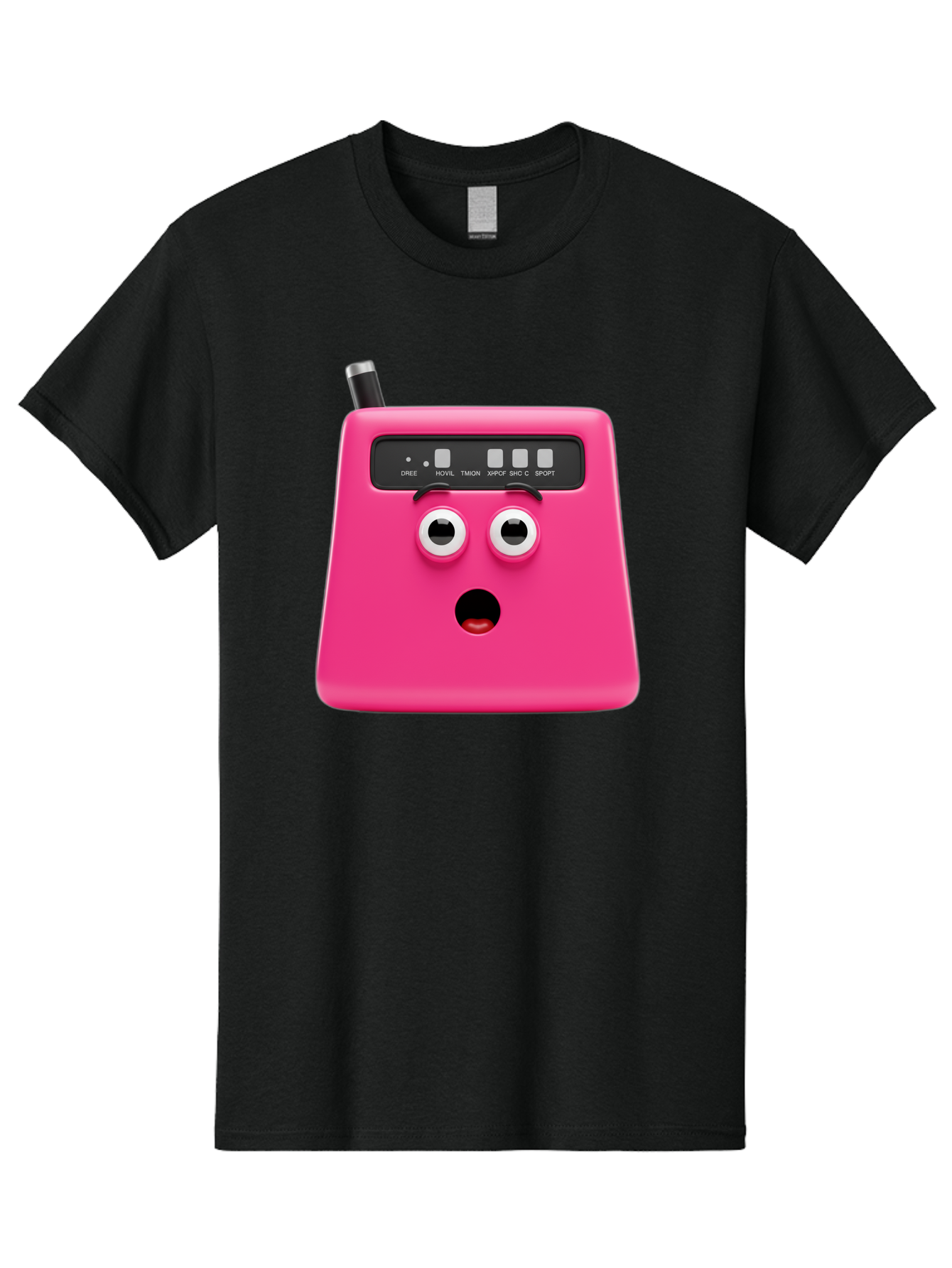 Kandou-Robot Men'S Graphic Tee, 100% Cotton, Comfortable Casual Summer Wear, Machine Washable, Pink Robot, Cute Face, Control Panel, Futuristic, Robotic Eyes, Tech Gadget, Innovative Design, Robotics, Electronic Device, Modern Technology Baa896 21