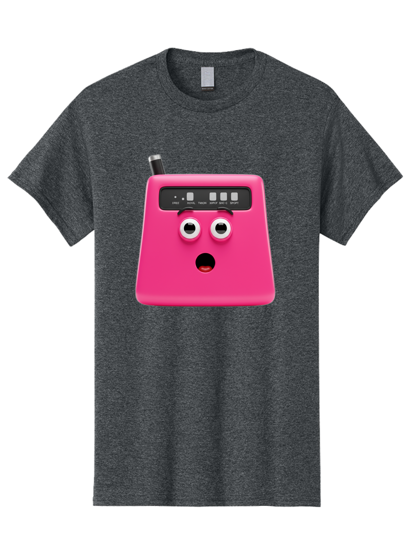 Kandou-Robot Men'S Graphic Tee, 100% Cotton, Comfortable Casual Summer Wear, Machine Washable, Pink Robot, Cute Face, Control Panel, Futuristic, Robotic Eyes, Tech Gadget, Innovative Design, Robotics, Electronic Device, Modern Technology Baa896 27