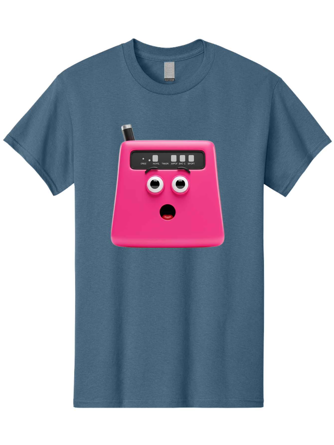 Kandou-Robot Men'S Graphic Tee, 100% Cotton, Comfortable Casual Summer Wear, Machine Washable, Pink Robot, Cute Face, Control Panel, Futuristic, Robotic Eyes, Tech Gadget, Innovative Design, Robotics, Electronic Device, Modern Technology Baa896 19