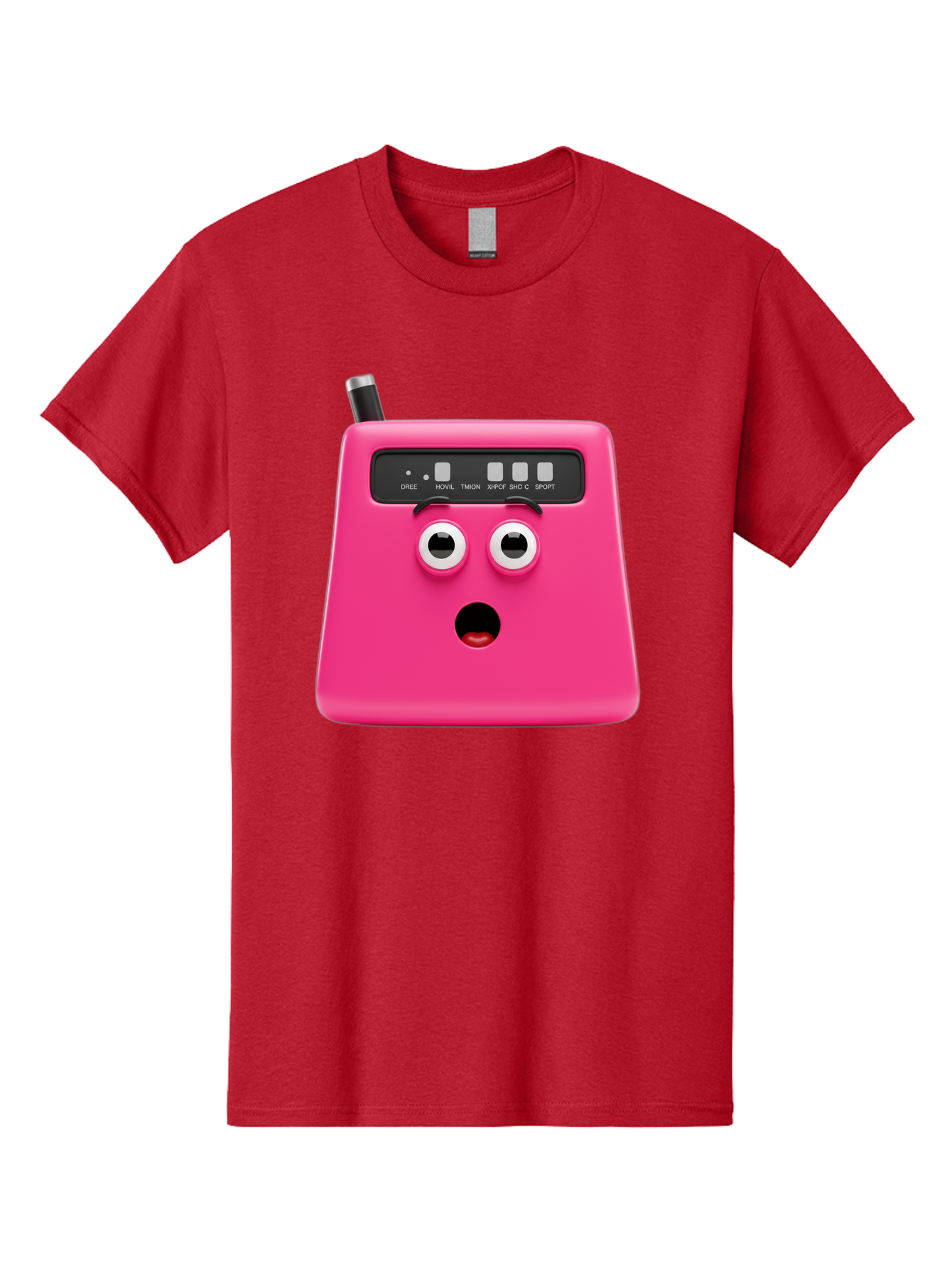 Kandou-Robot Men'S Graphic Tee, 100% Cotton, Comfortable Casual Summer Wear, Machine Washable, Pink Robot, Cute Face, Control Panel, Futuristic, Robotic Eyes, Tech Gadget, Innovative Design, Robotics, Electronic Device, Modern Technology Baa896 15