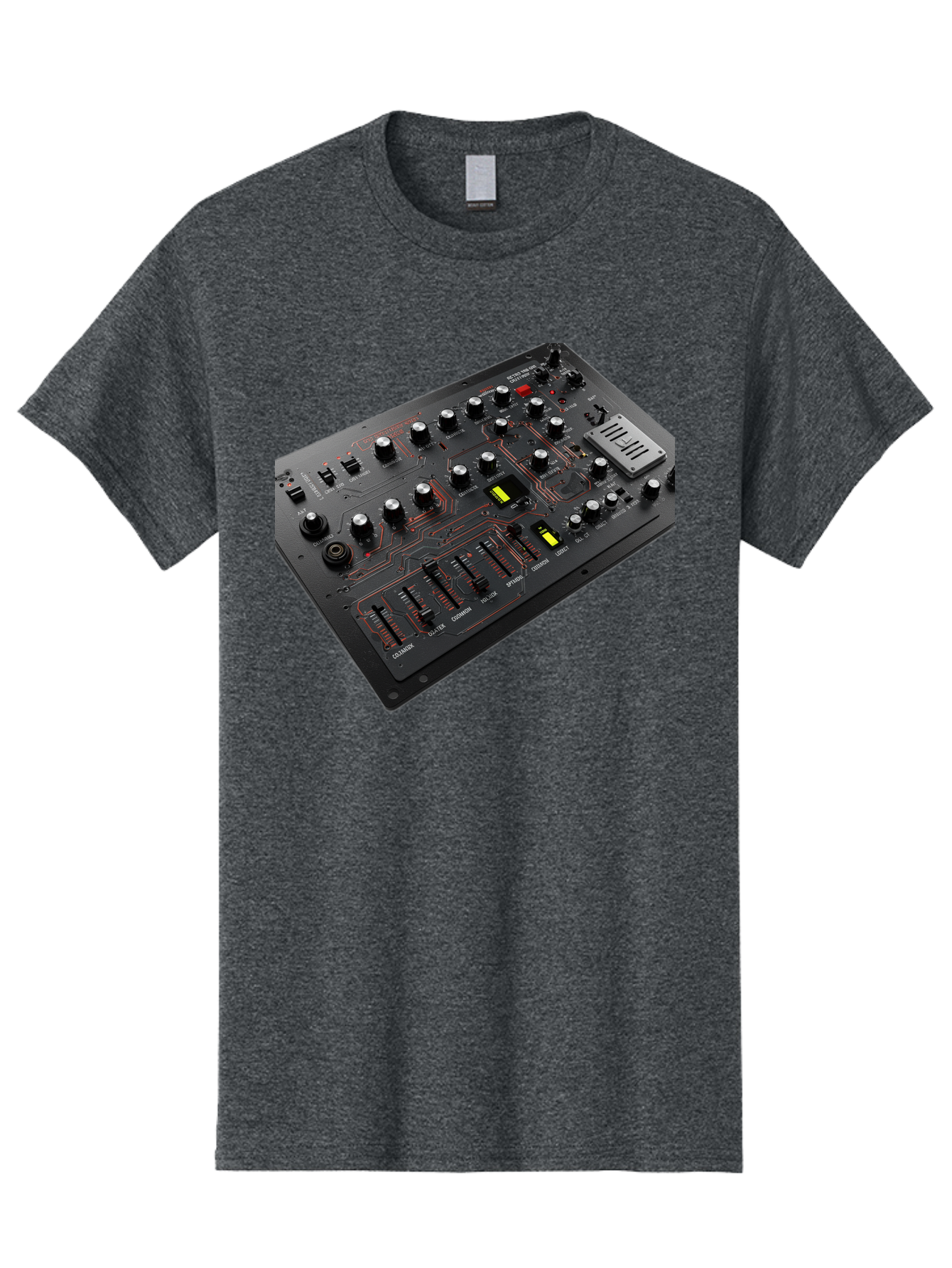 Korg-Minilogue-1 Men'S Graphic Tee, 100% Cotton, Comfortable Casual Summer Wear, Machine Washable, Korg Minilogue Synthesizer, Sound Design, Music Production, Analog Synthesizer, Audio Equipment, Electronic Music Gear, Knobs, Sliders, Buttons, Baa904 21