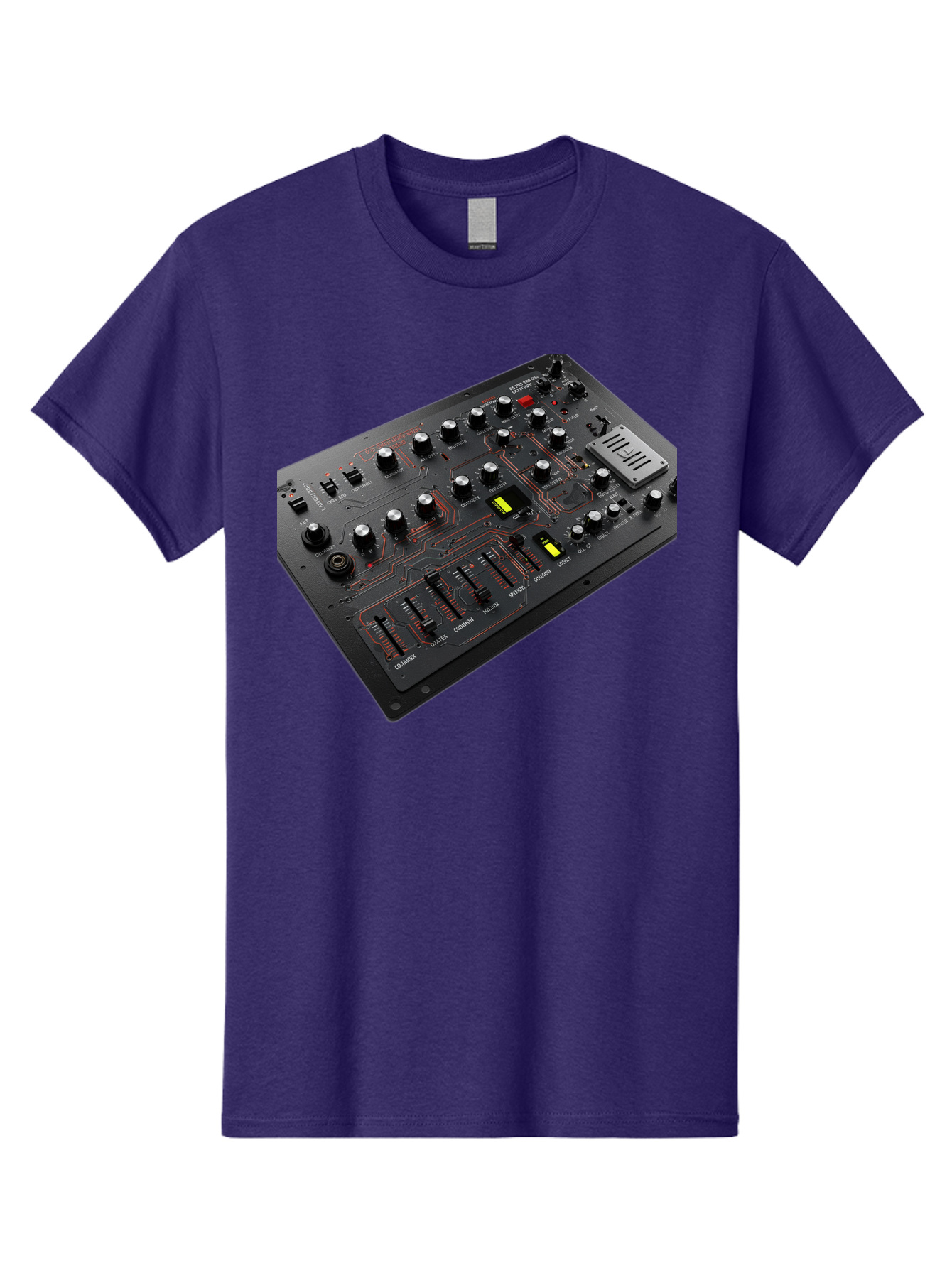 Korg-Minilogue-1 Men'S Graphic Tee, 100% Cotton, Comfortable Casual Summer Wear, Machine Washable, Korg Minilogue Synthesizer, Sound Design, Music Production, Analog Synthesizer, Audio Equipment, Electronic Music Gear, Knobs, Sliders, Buttons, Baa904 29