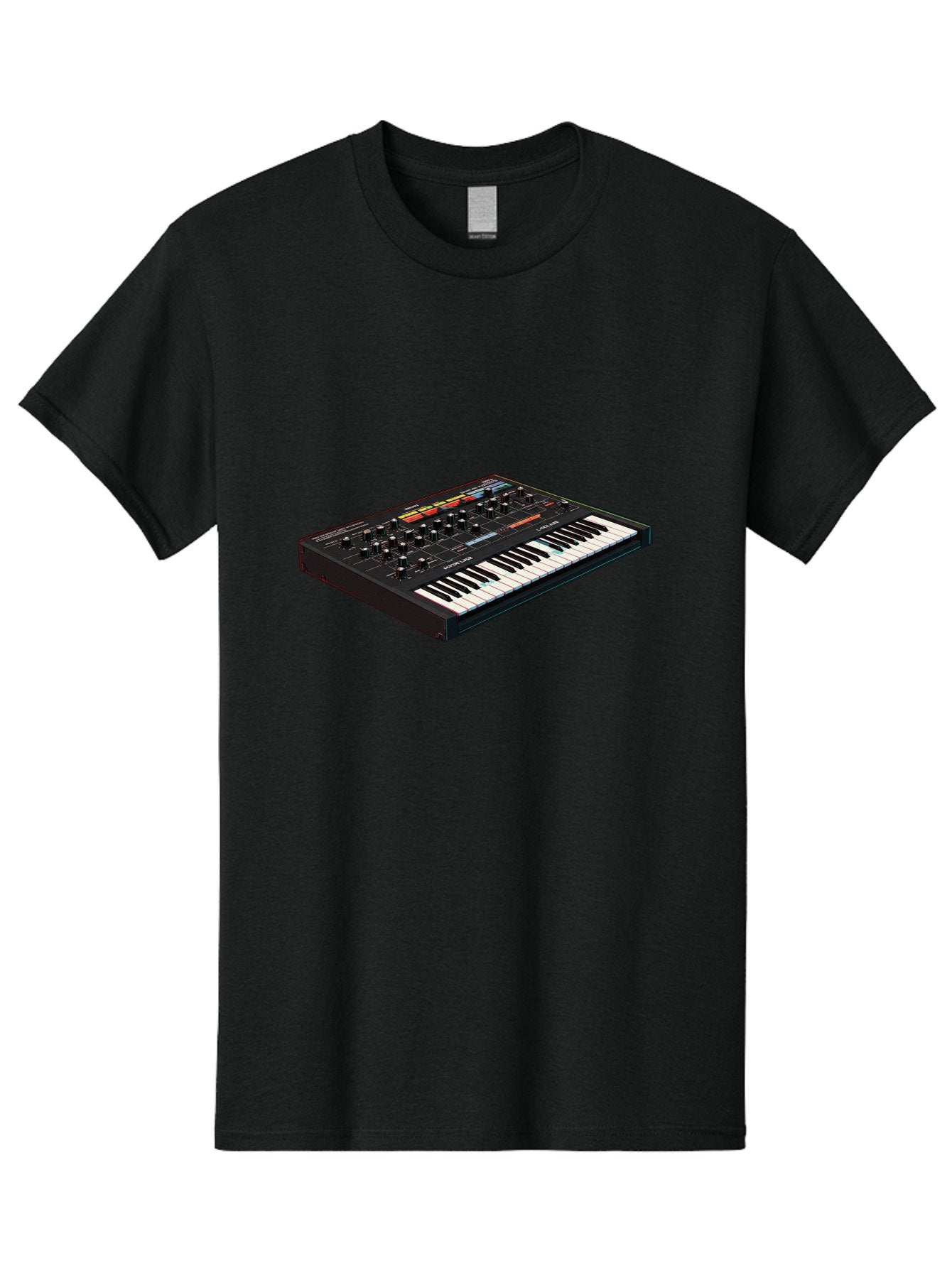Korg-Minilogue-2 Men'S Graphic Tee, 100% Cotton, Comfortable Casual Summer Wear, Machine Washable, Synthesizer Keyboard, Music Production, Sound Design, Analog Synthesizer, Electronic Music, Musical Instrument, Korg Synthesizer, Baa905 12