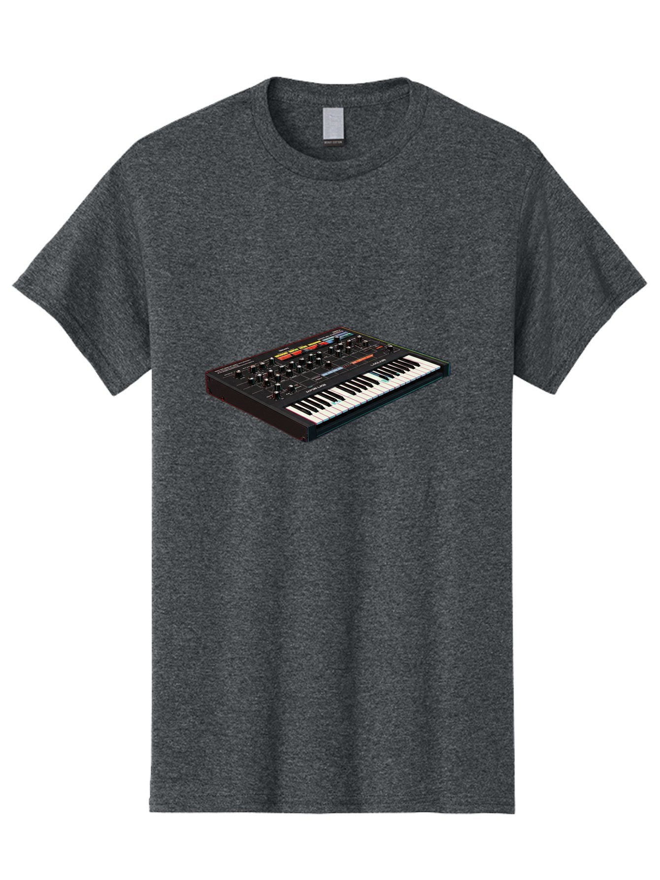 Korg-Minilogue-2 Men'S Graphic Tee, 100% Cotton, Comfortable Casual Summer Wear, Machine Washable, Synthesizer Keyboard, Music Production, Sound Design, Analog Synthesizer, Electronic Music, Musical Instrument, Korg Synthesizer, Baa905
