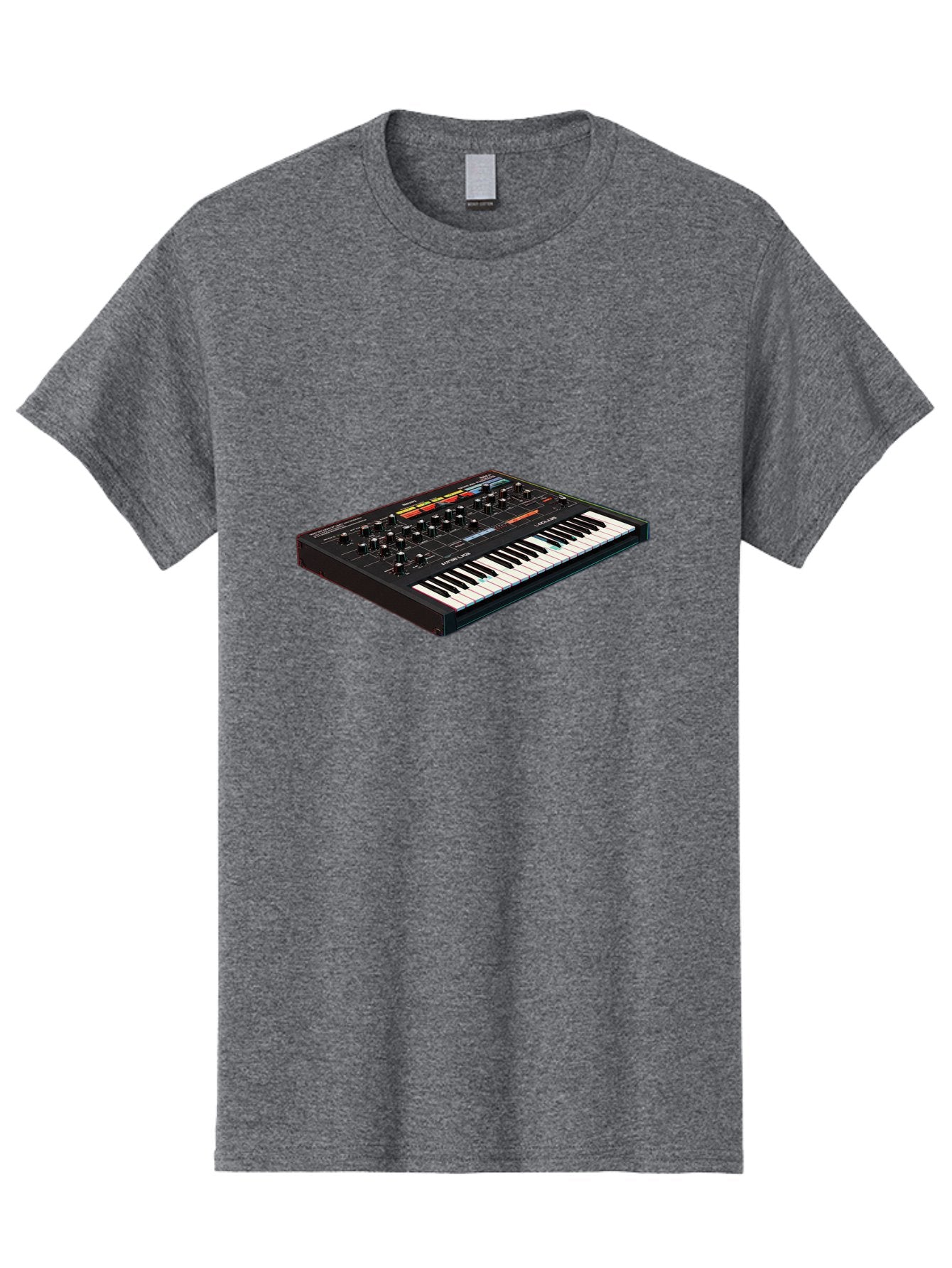 Korg-Minilogue-2 Men'S Graphic Tee, 100% Cotton, Comfortable Casual Summer Wear, Machine Washable, Synthesizer Keyboard, Music Production, Sound Design, Analog Synthesizer, Electronic Music, Musical Instrument, Korg Synthesizer, Baa905 11