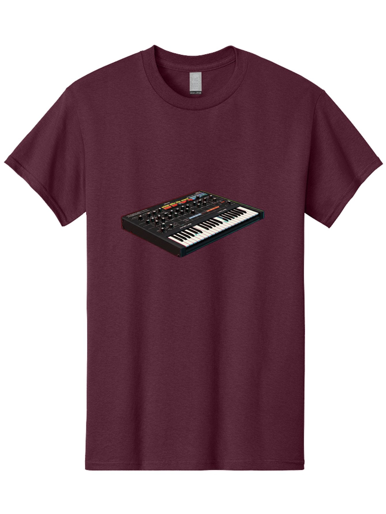 Korg-Minilogue-2 Men'S Graphic Tee, 100% Cotton, Comfortable Casual Summer Wear, Machine Washable, Synthesizer Keyboard, Music Production, Sound Design, Analog Synthesizer, Electronic Music, Musical Instrument, Korg Synthesizer, Baa905 10