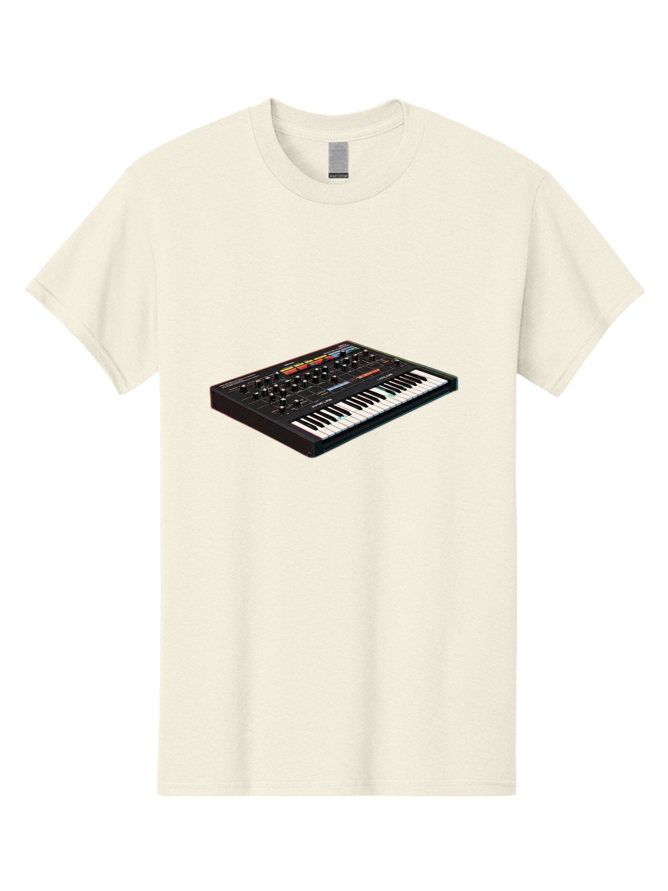 Korg-Minilogue-2 Men'S Graphic Tee, 100% Cotton, Comfortable Casual Summer Wear, Machine Washable, Synthesizer Keyboard, Music Production, Sound Design, Analog Synthesizer, Electronic Music, Musical Instrument, Korg Synthesizer, Baa905 14