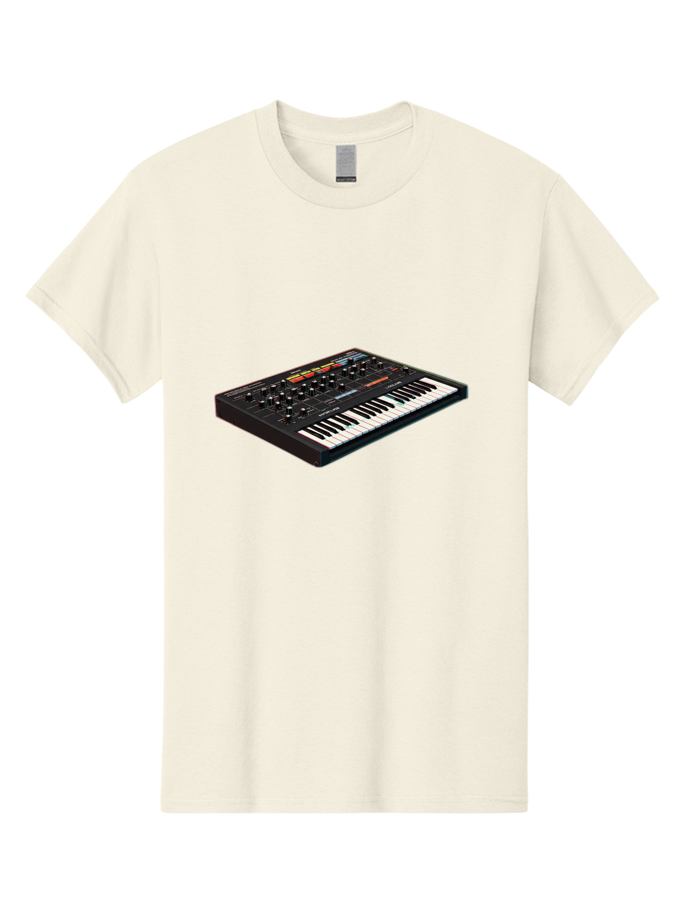 Korg-Minilogue-2 Men'S Graphic Tee, 100% Cotton, Comfortable Casual Summer Wear, Machine Washable, Synthesizer Keyboard, Music Production, Sound Design, Analog Synthesizer, Electronic Music, Musical Instrument, Korg Synthesizer, Baa905 3