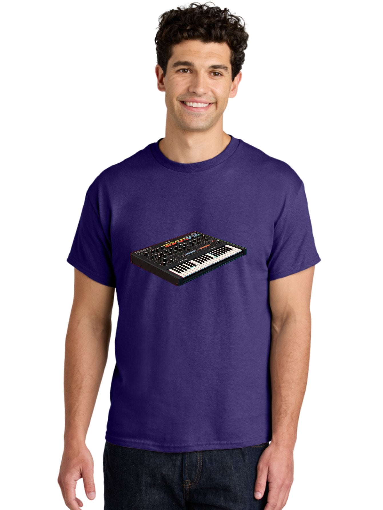 Korg-Minilogue-2 Men'S Graphic Tee, 100% Cotton, Comfortable Casual Summer Wear, Machine Washable, Synthesizer Keyboard, Music Production, Sound Design, Analog Synthesizer, Electronic Music, Musical Instrument, Korg Synthesizer, Baa905 16