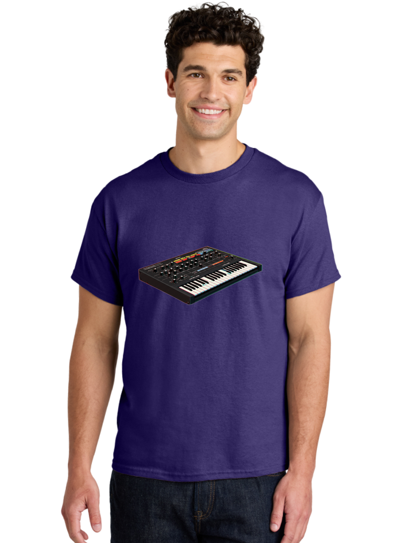 Korg-Minilogue-2 Men'S Graphic Tee, 100% Cotton, Comfortable Casual Summer Wear, Machine Washable, Synthesizer Keyboard, Music Production, Sound Design, Analog Synthesizer, Electronic Music, Musical Instrument, Korg Synthesizer, Baa905 26