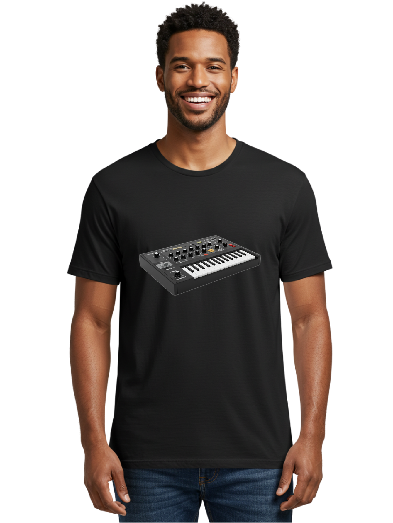 Korg-Minilogue-3 Men'S Graphic Tee, 100% Cotton, Comfortable Casual Summer Wear, Machine Washable, Korg Minilogue Synthesizer, Music Production Equipment, Sound Design Tools, Analog Synthesizer, Electronic Music Gear, Audio Processing Units, Baa906 16