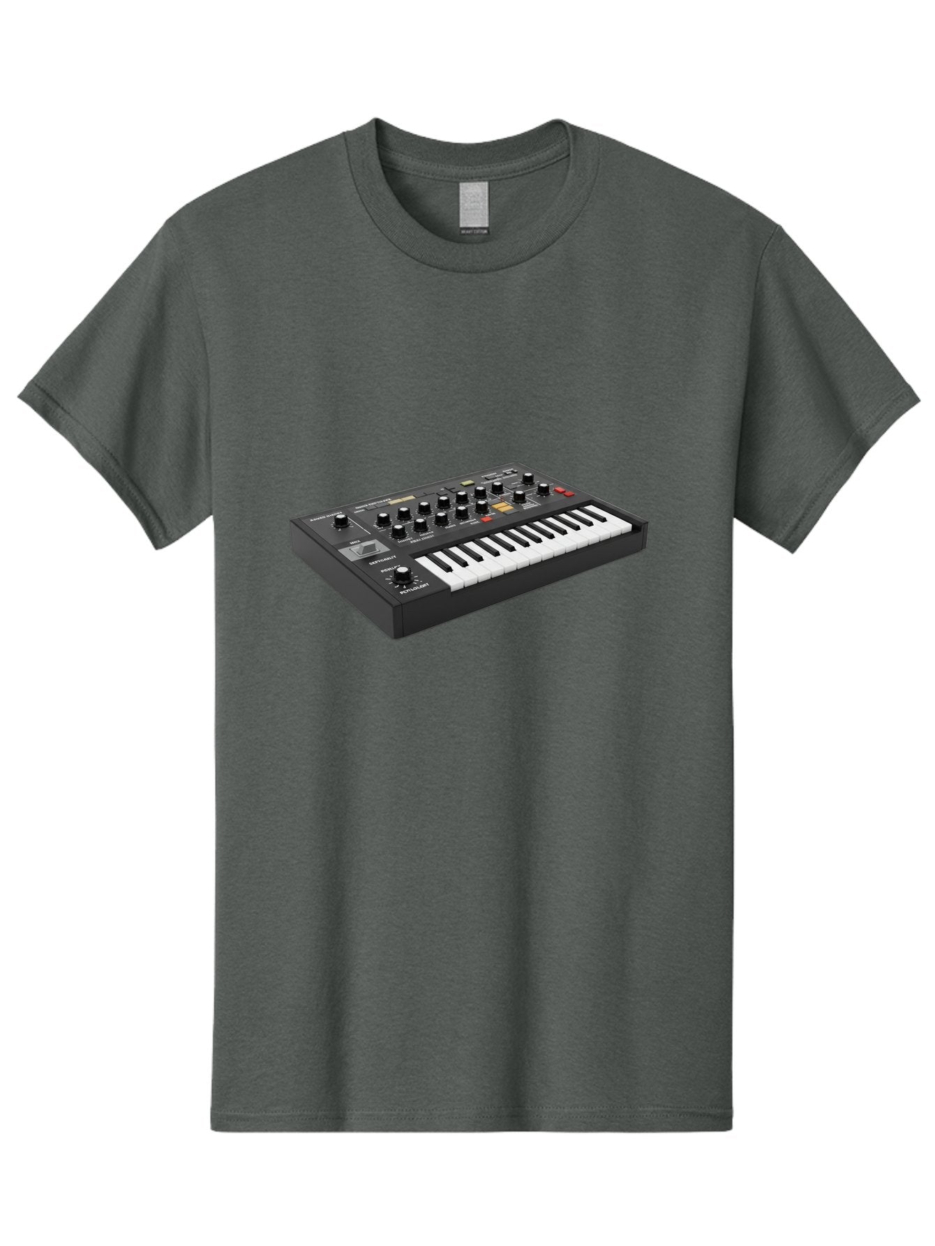 Korg-Minilogue-3 Men'S Graphic Tee, 100% Cotton, Comfortable Casual Summer Wear, Machine Washable, Korg Minilogue Synthesizer, Music Production Equipment, Sound Design Tools, Analog Synthesizer, Electronic Music Gear, Audio Processing Units, Baa906 3