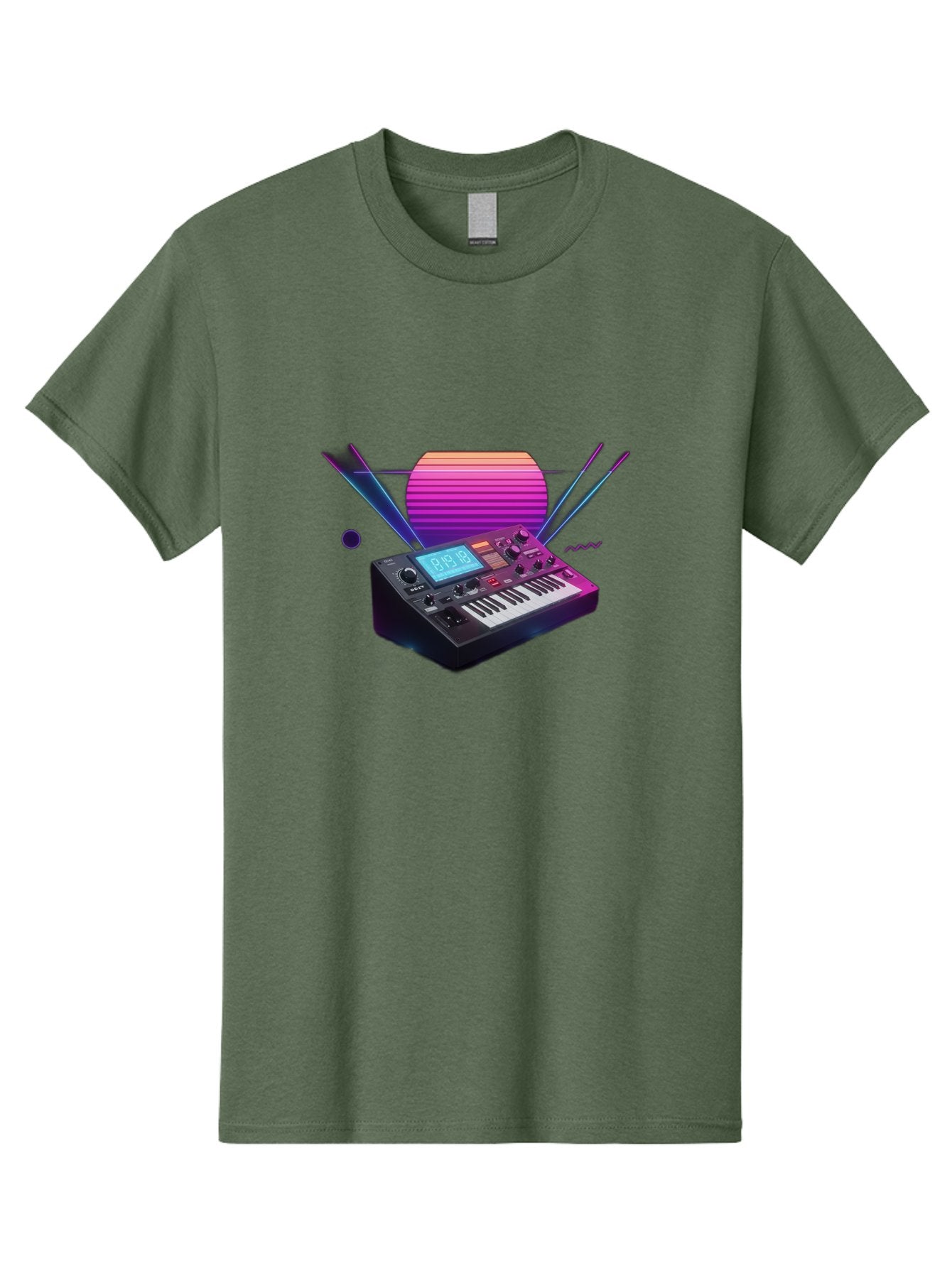 Korg-Minilogue Men'S Graphic Tee, 100% Cotton, Comfortable Casual Summer Wear, Machine Washable, Korg Minilogue Synthesizer, Music Production, Sound Design, Audio Equipment, Electronic Music, Synth, Musical Instrument, Music Gear, Baa907 4