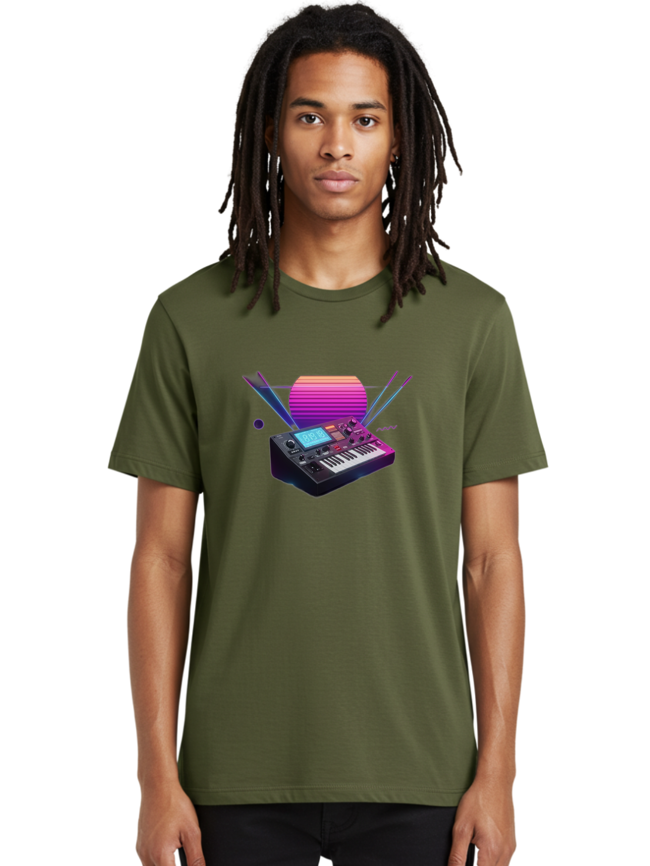Korg-Minilogue Men'S Graphic Tee, 100% Cotton, Comfortable Casual Summer Wear, Machine Washable, Korg Minilogue Synthesizer, Music Production, Sound Design, Audio Equipment, Electronic Music, Synth, Musical Instrument, Music Gear, Baa907 24