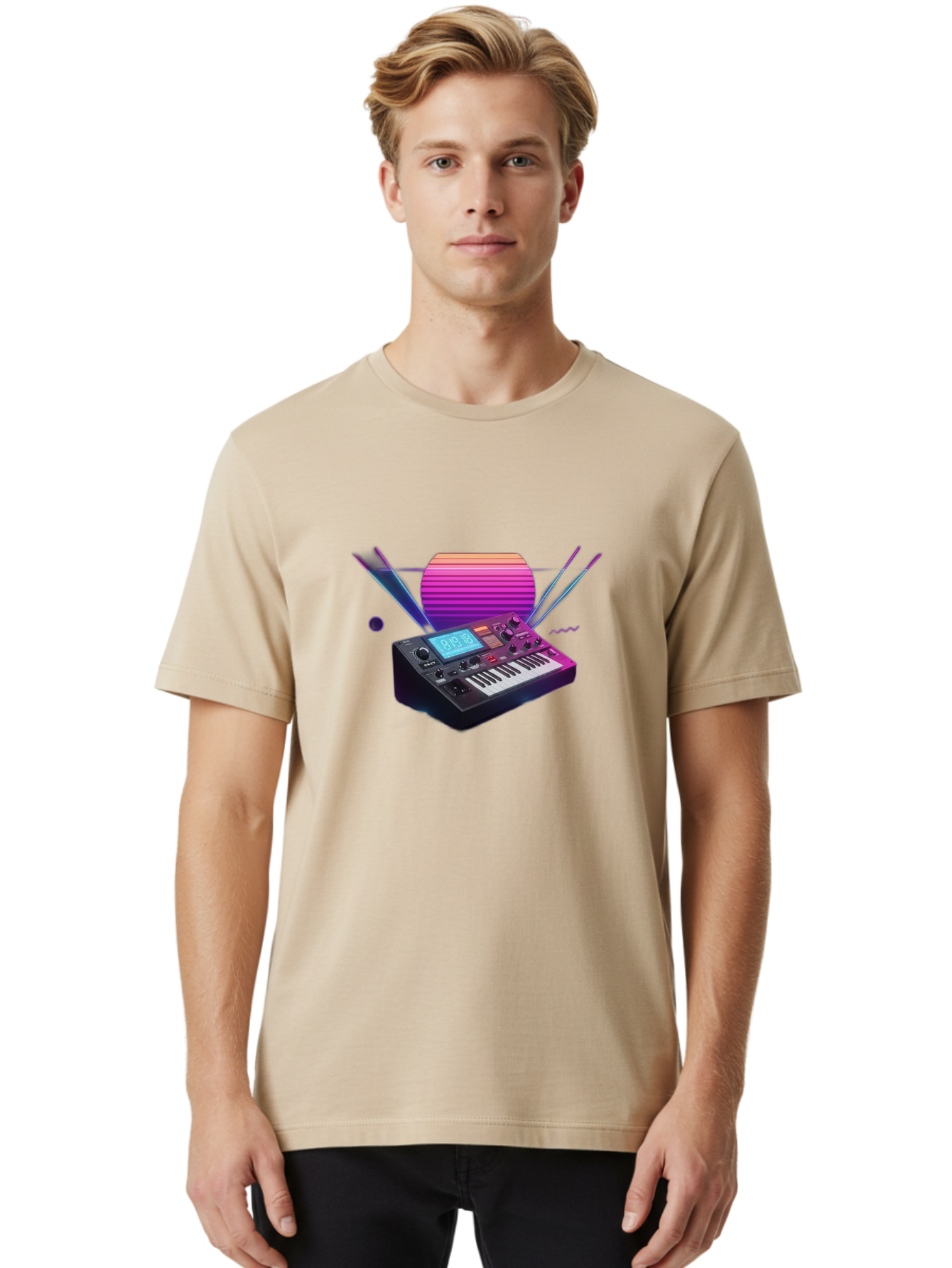 Korg-Minilogue Men'S Graphic Tee, 100% Cotton, Comfortable Casual Summer Wear, Machine Washable, Korg Minilogue Synthesizer, Music Production, Sound Design, Audio Equipment, Electronic Music, Synth, Musical Instrument, Music Gear, Baa907 18