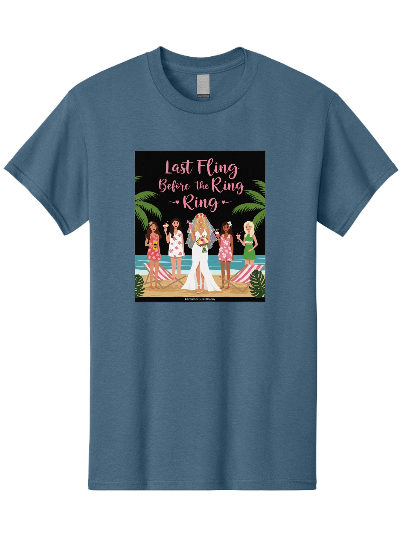 Last-Fling-Before-The-Ring Men'S Graphic Tee, 100% Cotton, Comfortable Casual Summer Wear, Machine Washable, Bride To Be, Bachelorette Party, Beach Vacation, Girls Trip, Tropical Getaway, Celebration, Hen Party, Wedding, Baa912 7