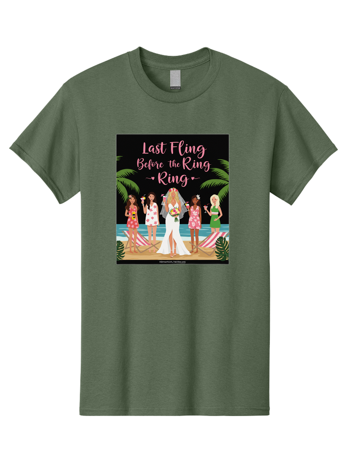 Last-Fling-Before-The-Ring Men'S Graphic Tee, 100% Cotton, Comfortable Casual Summer Wear, Machine Washable, Bride To Be, Bachelorette Party, Beach Vacation, Girls Trip, Tropical Getaway, Celebration, Hen Party, Wedding, Baa912 27