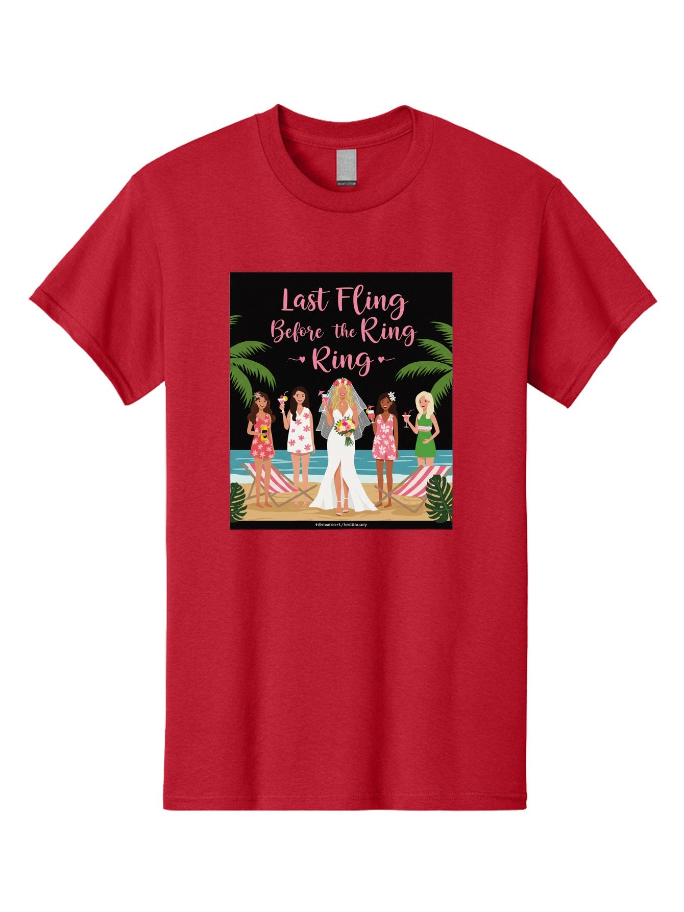 Last-Fling-Before-The-Ring Men'S Graphic Tee, 100% Cotton, Comfortable Casual Summer Wear, Machine Washable, Bride To Be, Bachelorette Party, Beach Vacation, Girls Trip, Tropical Getaway, Celebration, Hen Party, Wedding, Baa912 8