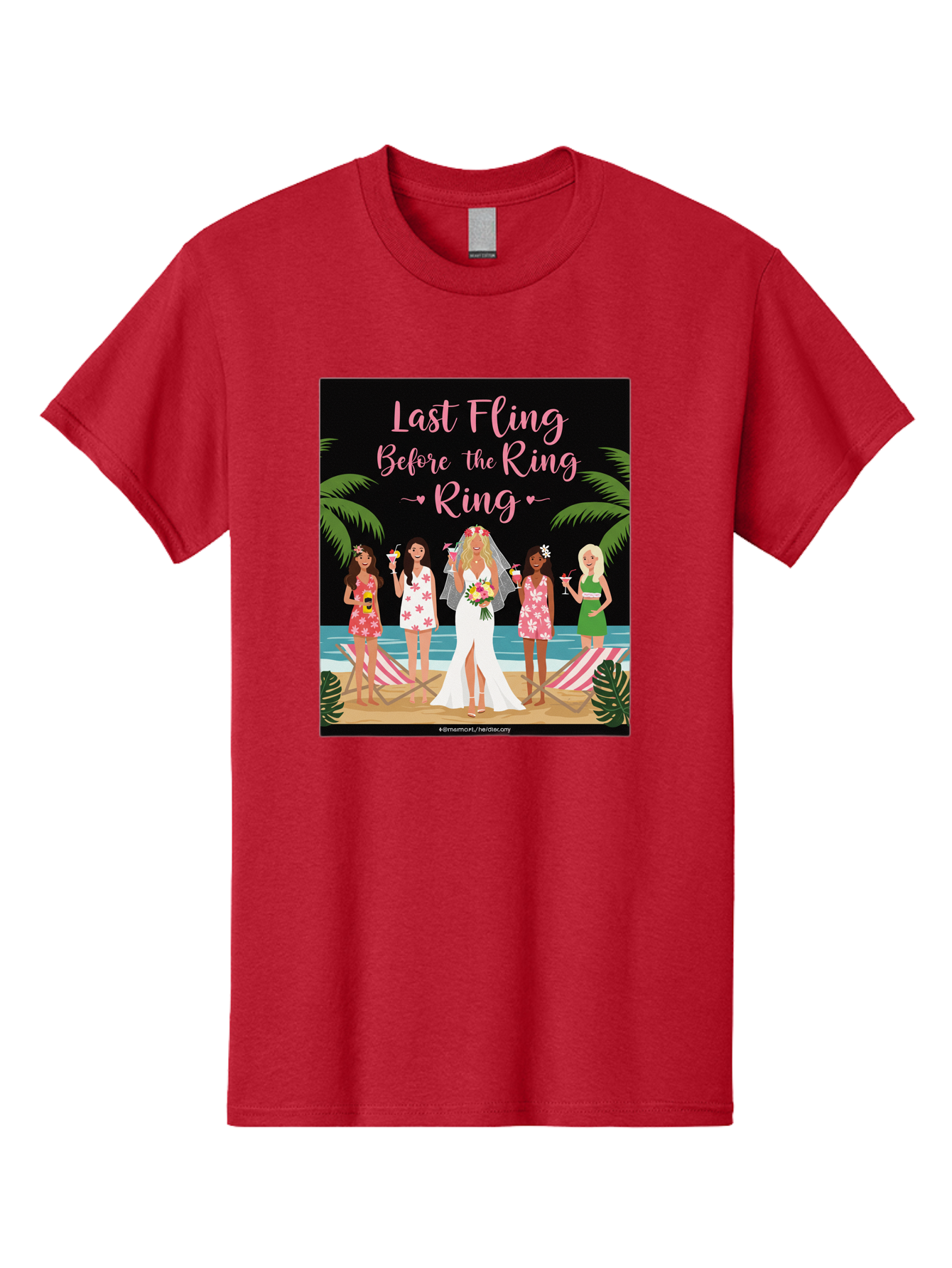 Last-Fling-Before-The-Ring Men'S Graphic Tee, 100% Cotton, Comfortable Casual Summer Wear, Machine Washable, Bride To Be, Bachelorette Party, Beach Vacation, Girls Trip, Tropical Getaway, Celebration, Hen Party, Wedding, Baa912 11