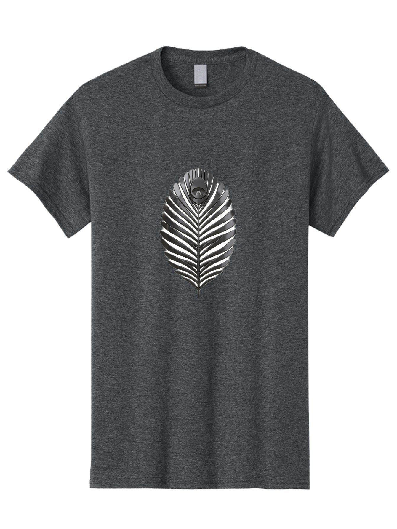 Leaf-Logo Men'S Graphic Tee, 100% Cotton, Comfortable Casual Summer Wear, Machine Washable, Leaf With Wings, Mythical Creature, Fantasy Art, Abstract Design, Nature-Inspired, Surrealism, Organic Shapes, Symbolic Representation Baa918 12