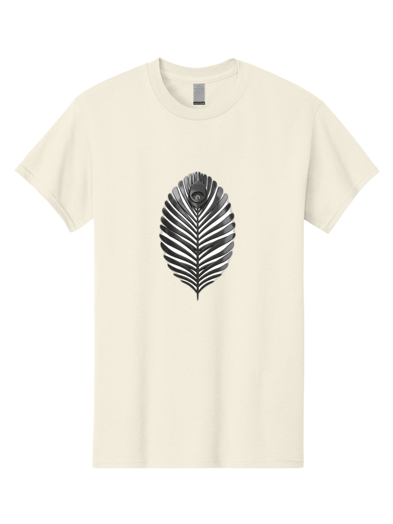 Leaf-Logo Men'S Graphic Tee, 100% Cotton, Comfortable Casual Summer Wear, Machine Washable, Leaf With Wings, Mythical Creature, Fantasy Art, Abstract Design, Nature-Inspired, Surrealism, Organic Shapes, Symbolic Representation Baa918 17