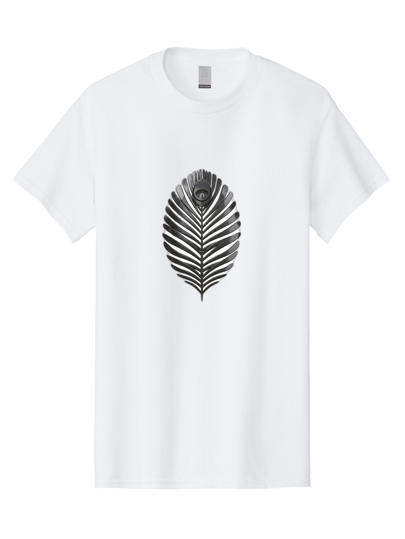 Leaf-Logo Men'S Graphic Tee, 100% Cotton, Comfortable Casual Summer Wear, Machine Washable, Leaf With Wings, Mythical Creature, Fantasy Art, Abstract Design, Nature-Inspired, Surrealism, Organic Shapes, Symbolic Representation Baa918 13