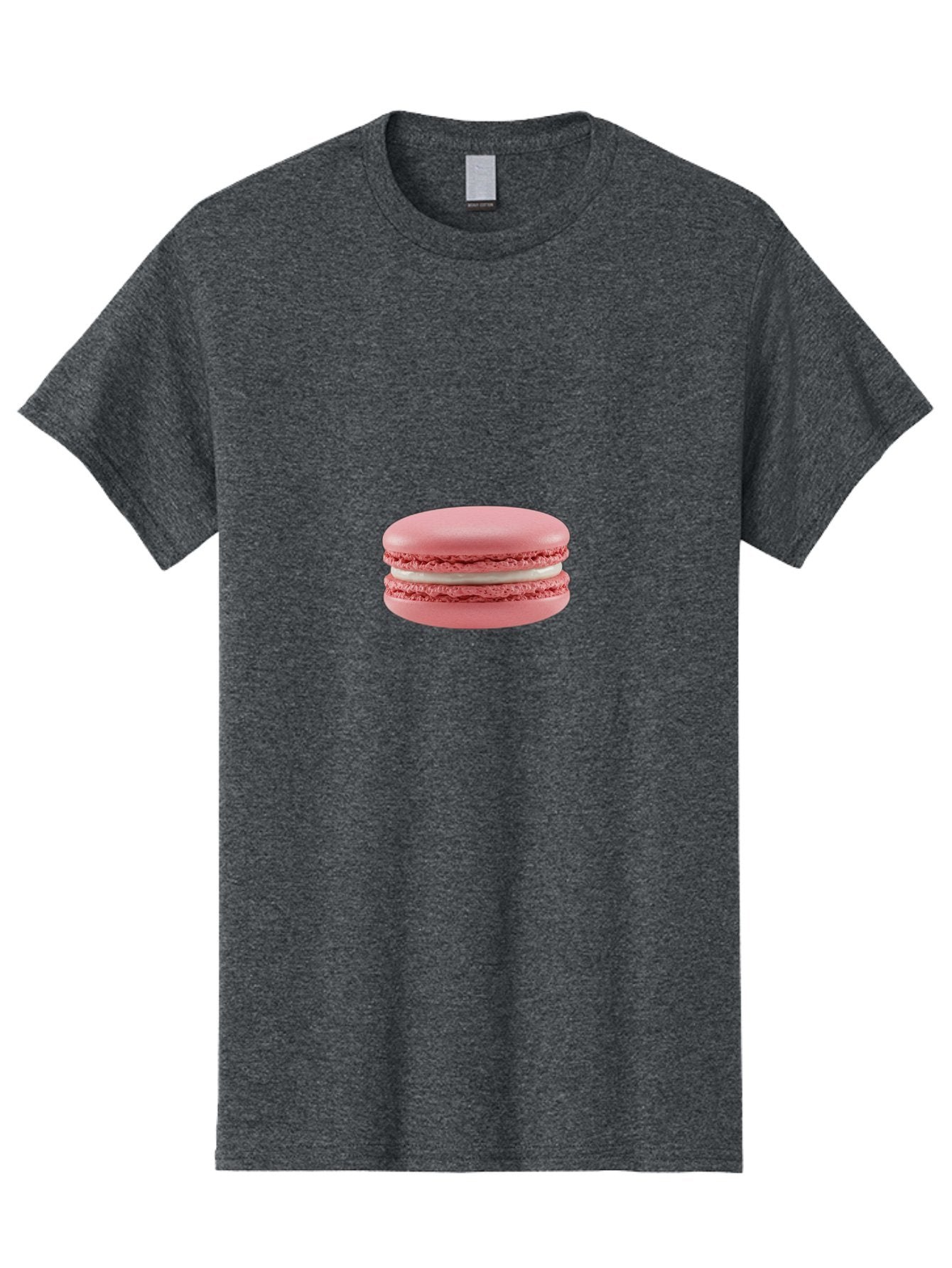 Macaron Men'S Graphic Tee, 100% Cotton, Comfortable Casual Summer Wear, Machine Washable, Pink Macaron, French Dessert, Sweet Treat, Meringue-Based Cookie, Creamy Filling, Delicate Texture, Pastel Colors, Bakery Delights, Sweet Indulgence, Baa942 5