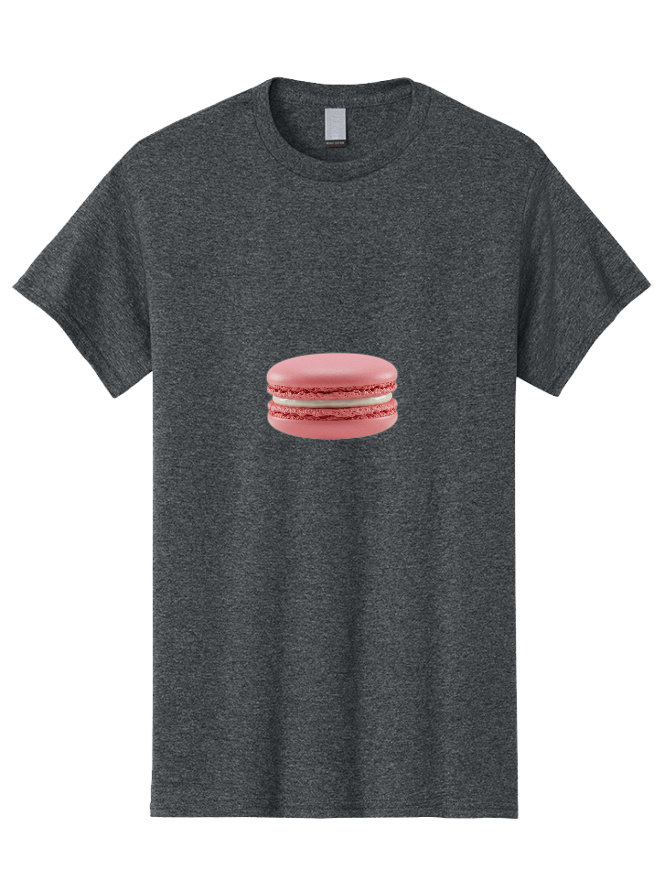Macaron Men'S Graphic Tee, 100% Cotton, Comfortable Casual Summer Wear, Machine Washable, Pink Macaron, French Dessert, Sweet Treat, Meringue-Based Cookie, Creamy Filling, Delicate Texture, Pastel Colors, Bakery Delights, Sweet Indulgence, Baa942 15