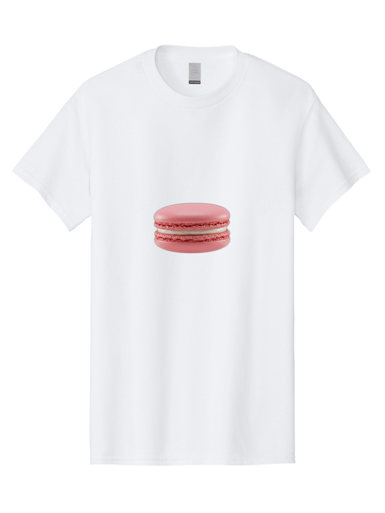 Macaron Men'S Graphic Tee, 100% Cotton, Comfortable Casual Summer Wear, Machine Washable, Pink Macaron, French Dessert, Sweet Treat, Meringue-Based Cookie, Creamy Filling, Delicate Texture, Pastel Colors, Bakery Delights, Sweet Indulgence, Baa942 27