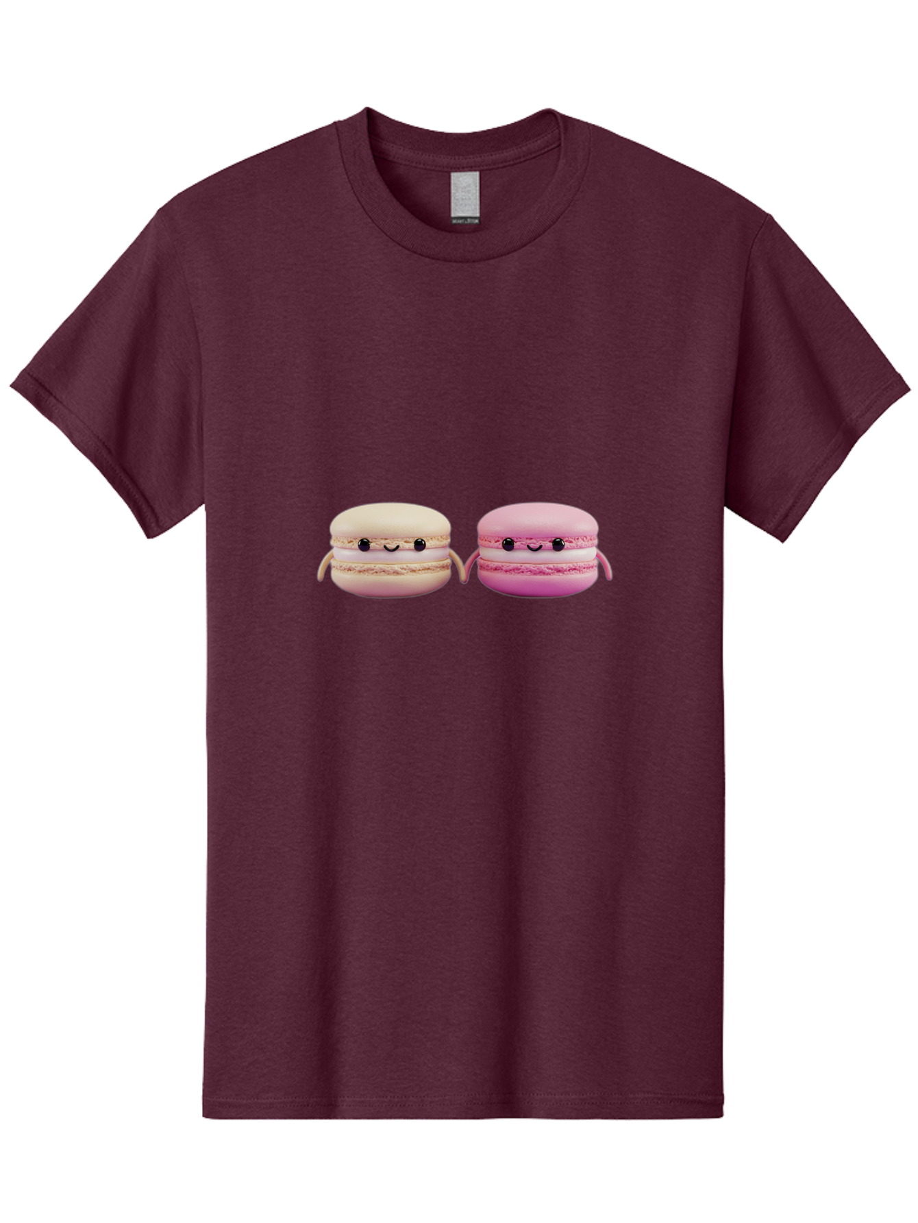 Macarons-5 Men'S Graphic Tee, 100% Cotton, Comfortable Casual Summer Wear, Machine Washable, Cute Macaron Characters, Pastel Colors, Soft Toys, Adorable Faces, Whimsical Design, Sweet Treats, Plush Friends, Kawaii Baa949 27