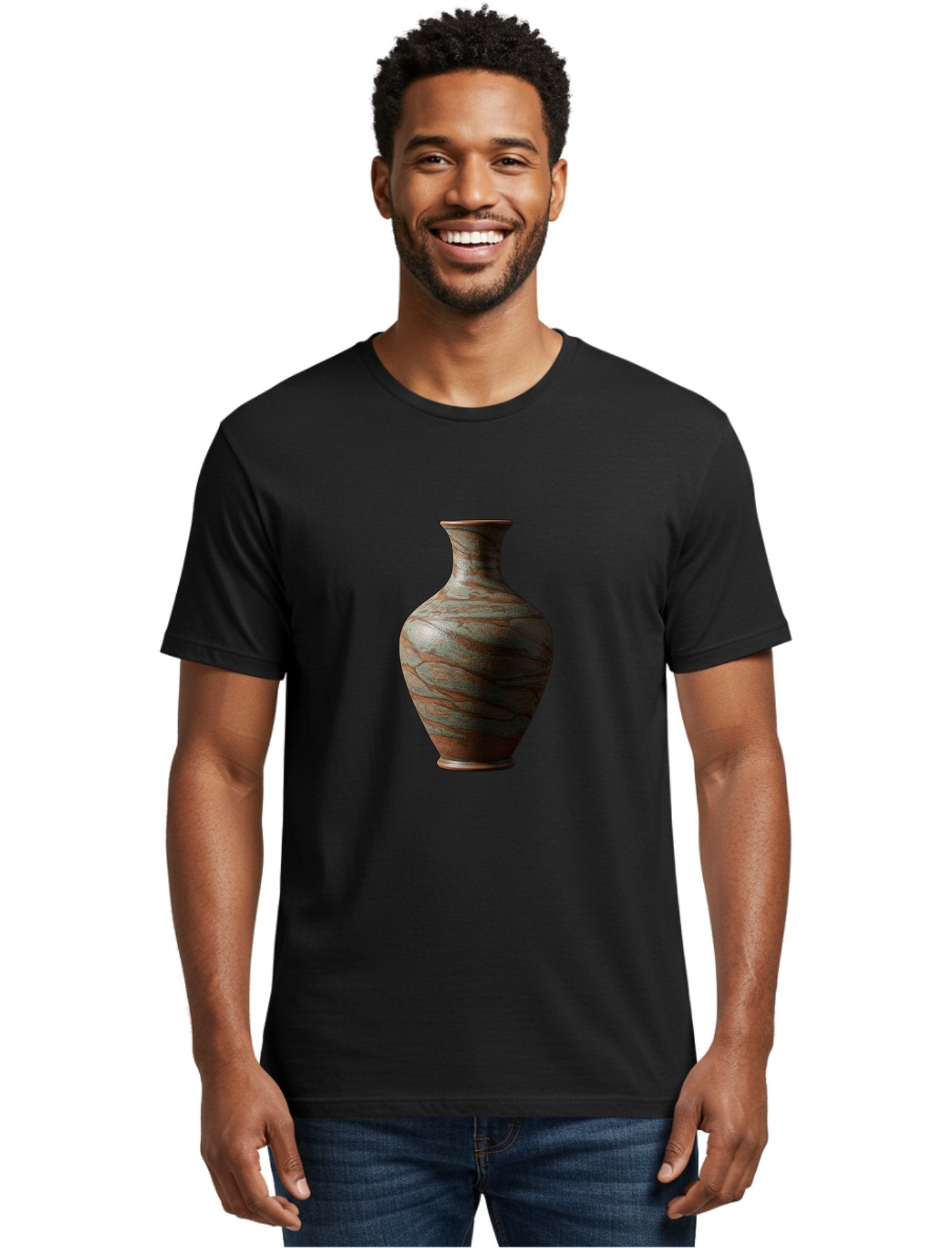 Marbled-Vase Men'S Graphic Tee, 100% Cotton, Comfortable Casual Summer Wear, Machine Washable, Marbled Vase, Decorative Vase, Elegant Design, Sophisticated Interior, Home Decor, Luxury Vase, Modern Art, Unique Pattern, Ornate Vase, Baa968 20