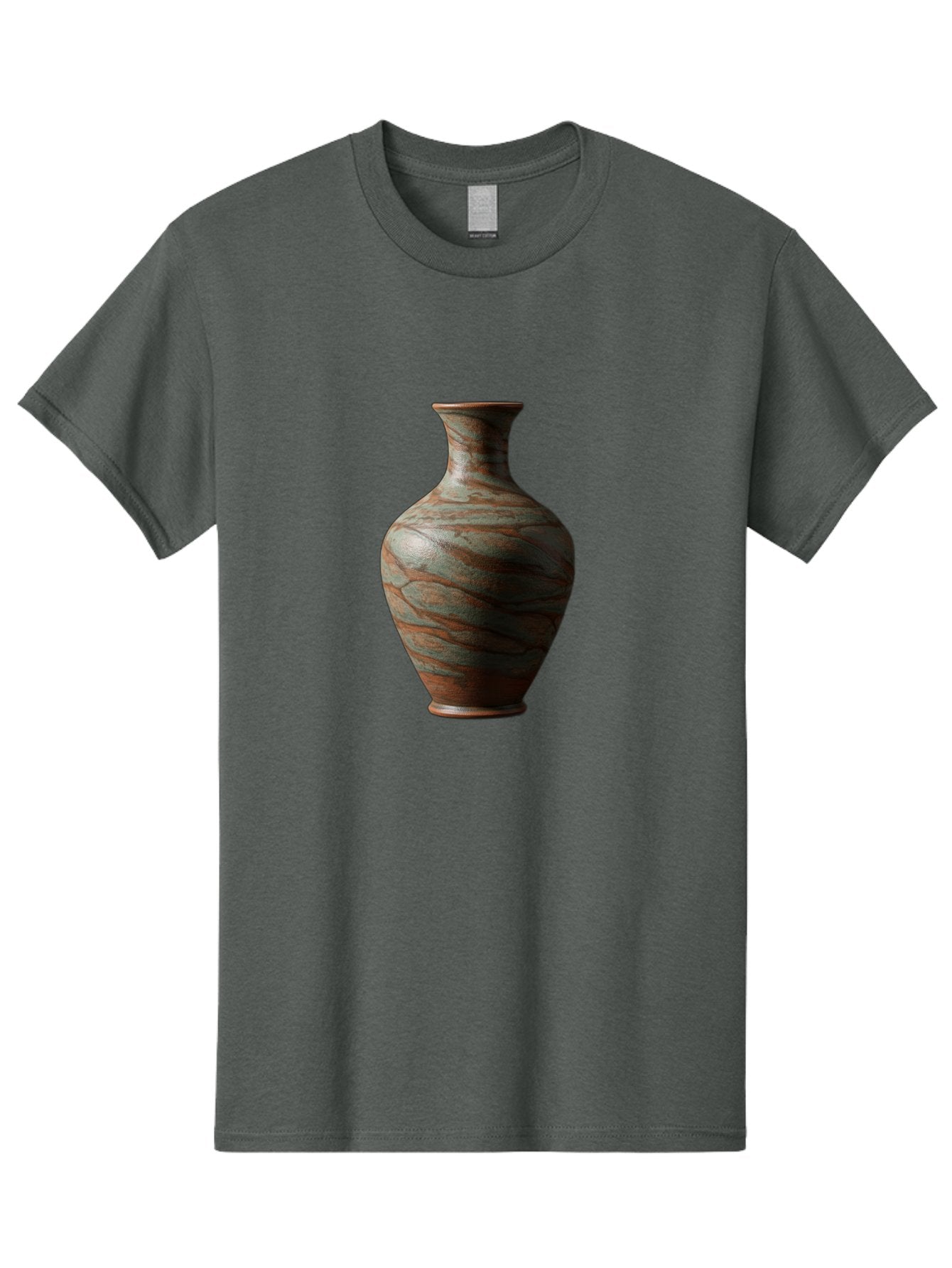 Marbled-Vase Men'S Graphic Tee, 100% Cotton, Comfortable Casual Summer Wear, Machine Washable, Marbled Vase, Decorative Vase, Elegant Design, Sophisticated Interior, Home Decor, Luxury Vase, Modern Art, Unique Pattern, Ornate Vase, Baa968 7