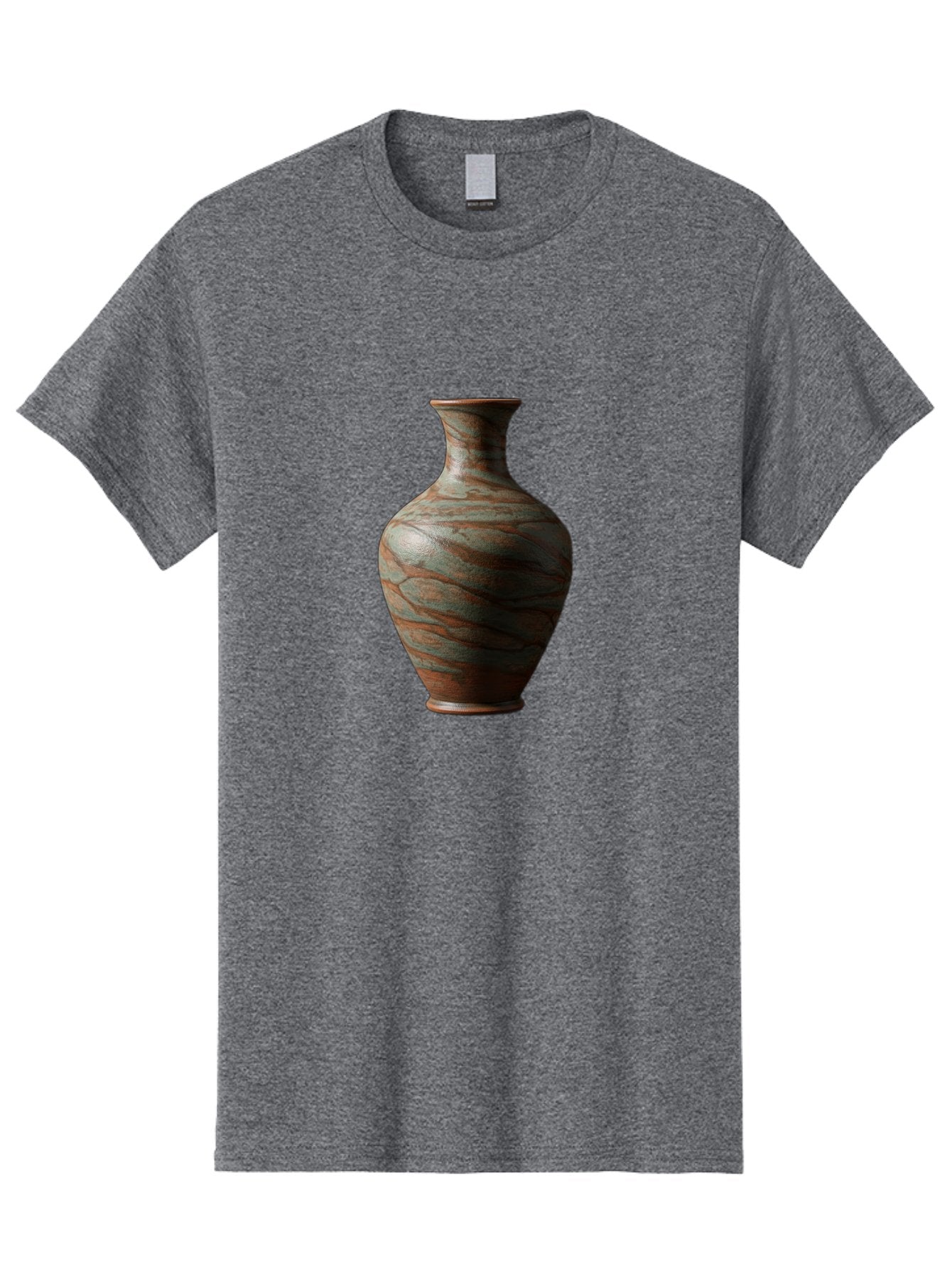 Marbled-Vase Men'S Graphic Tee, 100% Cotton, Comfortable Casual Summer Wear, Machine Washable, Marbled Vase, Decorative Vase, Elegant Design, Sophisticated Interior, Home Decor, Luxury Vase, Modern Art, Unique Pattern, Ornate Vase, Baa968 3
