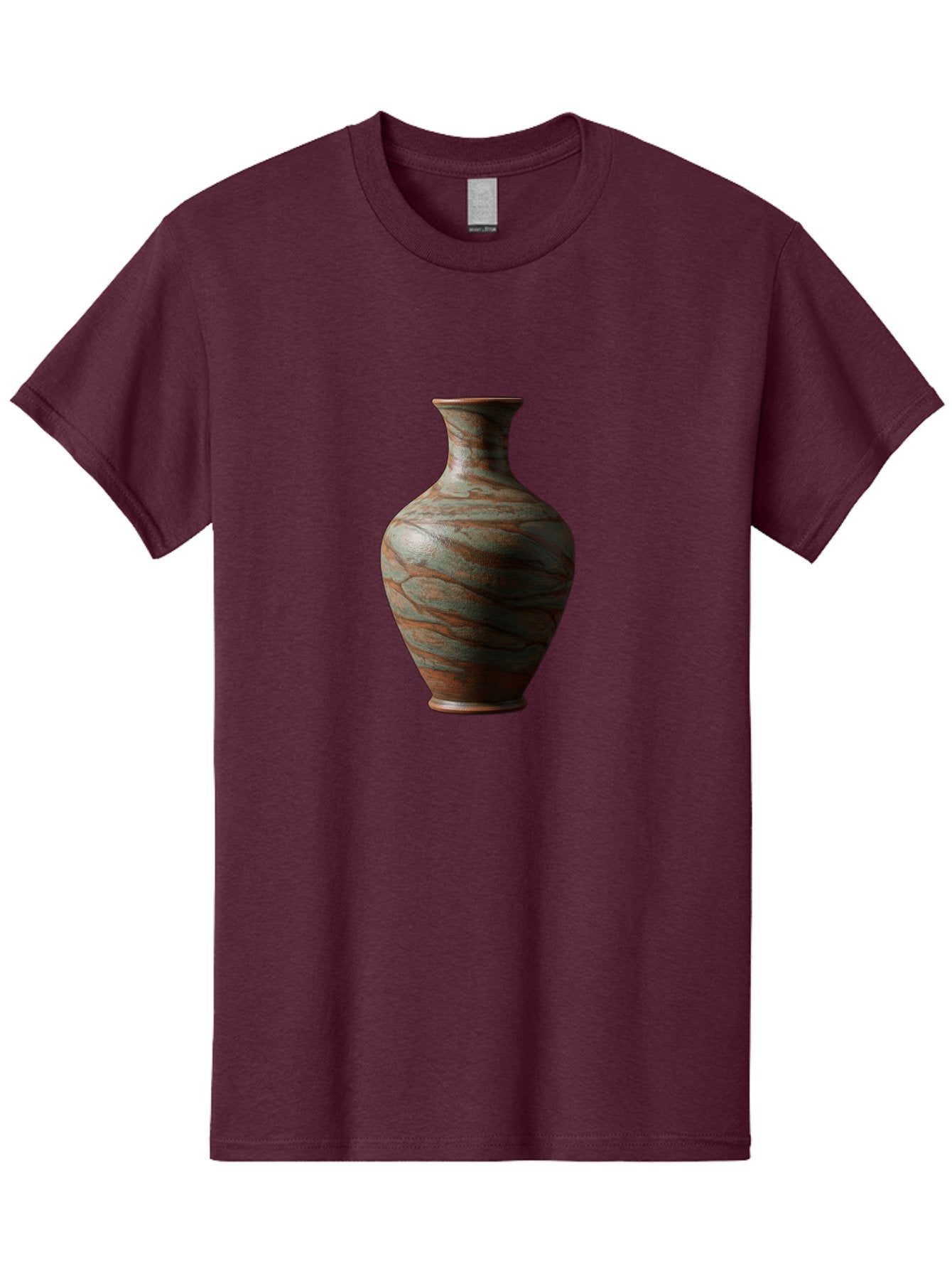 Marbled-Vase Men'S Graphic Tee, 100% Cotton, Comfortable Casual Summer Wear, Machine Washable, Marbled Vase, Decorative Vase, Elegant Design, Sophisticated Interior, Home Decor, Luxury Vase, Modern Art, Unique Pattern, Ornate Vase, Baa968 4