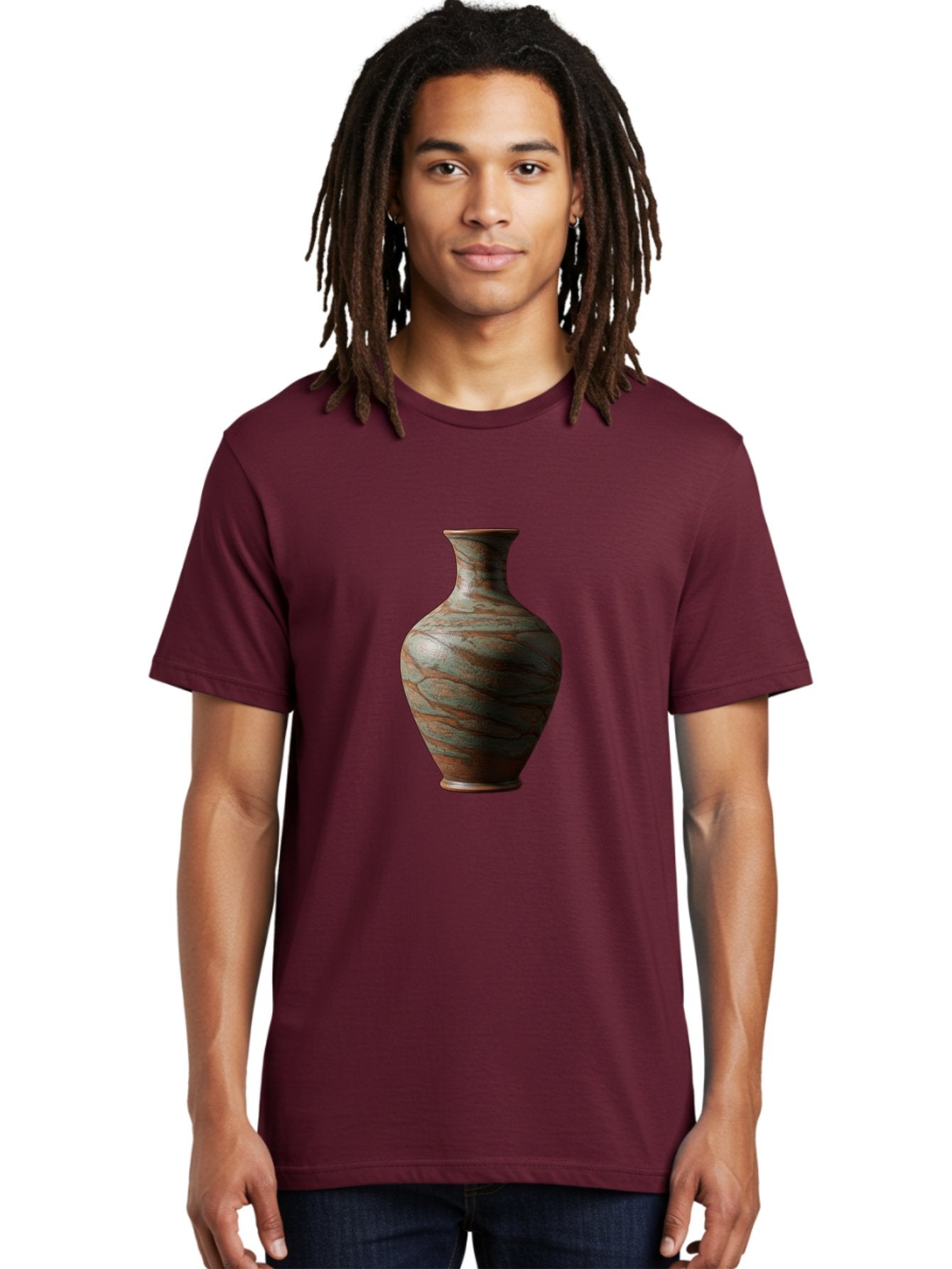 Marbled-Vase Men'S Graphic Tee, 100% Cotton, Comfortable Casual Summer Wear, Machine Washable, Marbled Vase, Decorative Vase, Elegant Design, Sophisticated Interior, Home Decor, Luxury Vase, Modern Art, Unique Pattern, Ornate Vase, Baa968 18