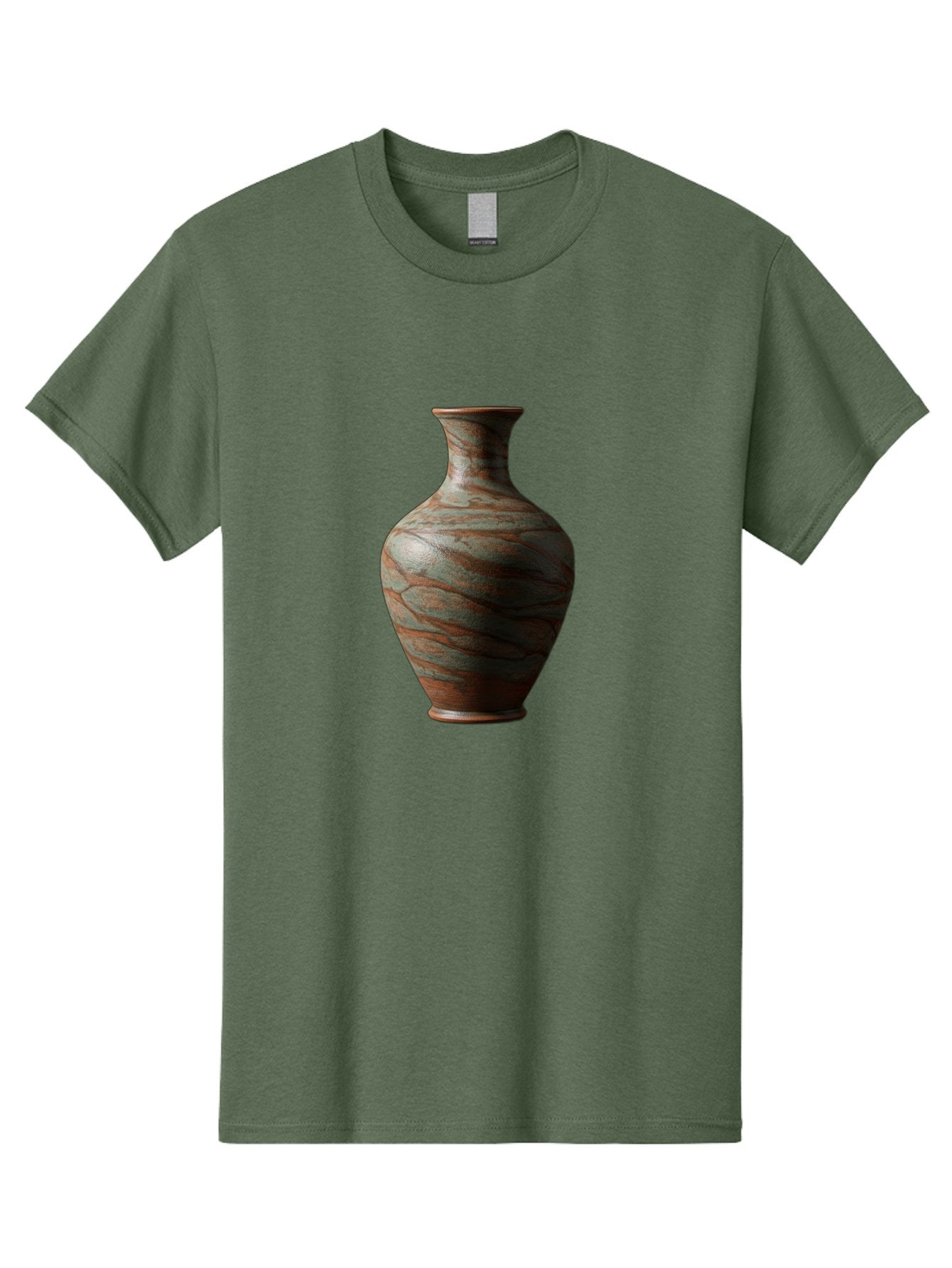 Marbled-Vase Men'S Graphic Tee, 100% Cotton, Comfortable Casual Summer Wear, Machine Washable, Marbled Vase, Decorative Vase, Elegant Design, Sophisticated Interior, Home Decor, Luxury Vase, Modern Art, Unique Pattern, Ornate Vase, Baa968