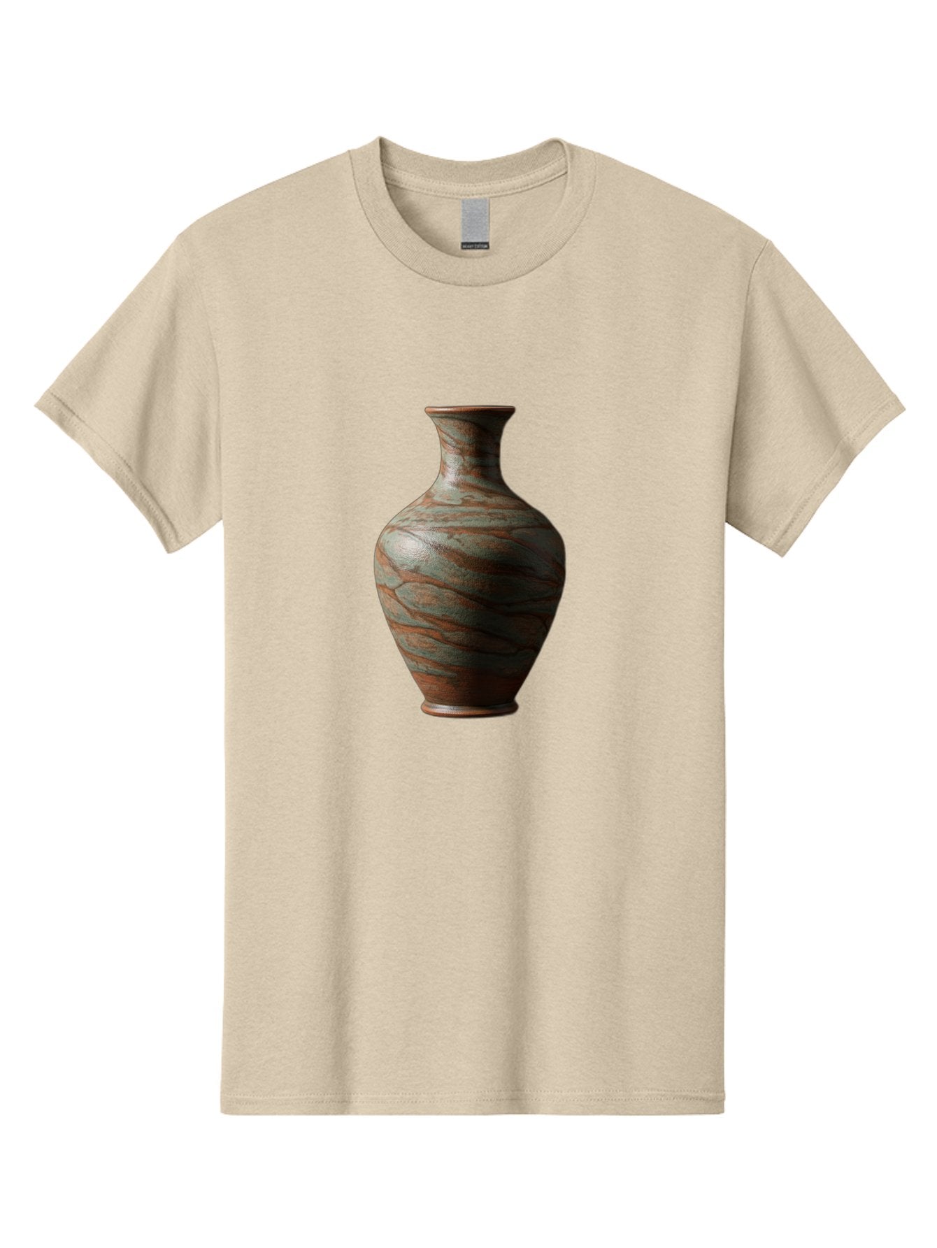 Marbled-Vase Men'S Graphic Tee, 100% Cotton, Comfortable Casual Summer Wear, Machine Washable, Marbled Vase, Decorative Vase, Elegant Design, Sophisticated Interior, Home Decor, Luxury Vase, Modern Art, Unique Pattern, Ornate Vase, Baa968 6