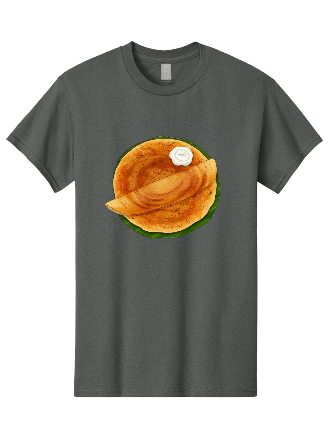 Masala-Dosa-10 Men'S Graphic Tee, 100% Cotton, Comfortable Casual Summer Wear, Machine Washable, South Indian Cuisine, Traditional Breakfast, Fermented Rice, Black Lentils, Crispy Dosa, Chutney, Savory Flavors, Indian Food, Dosa Recipe, Baa971 5