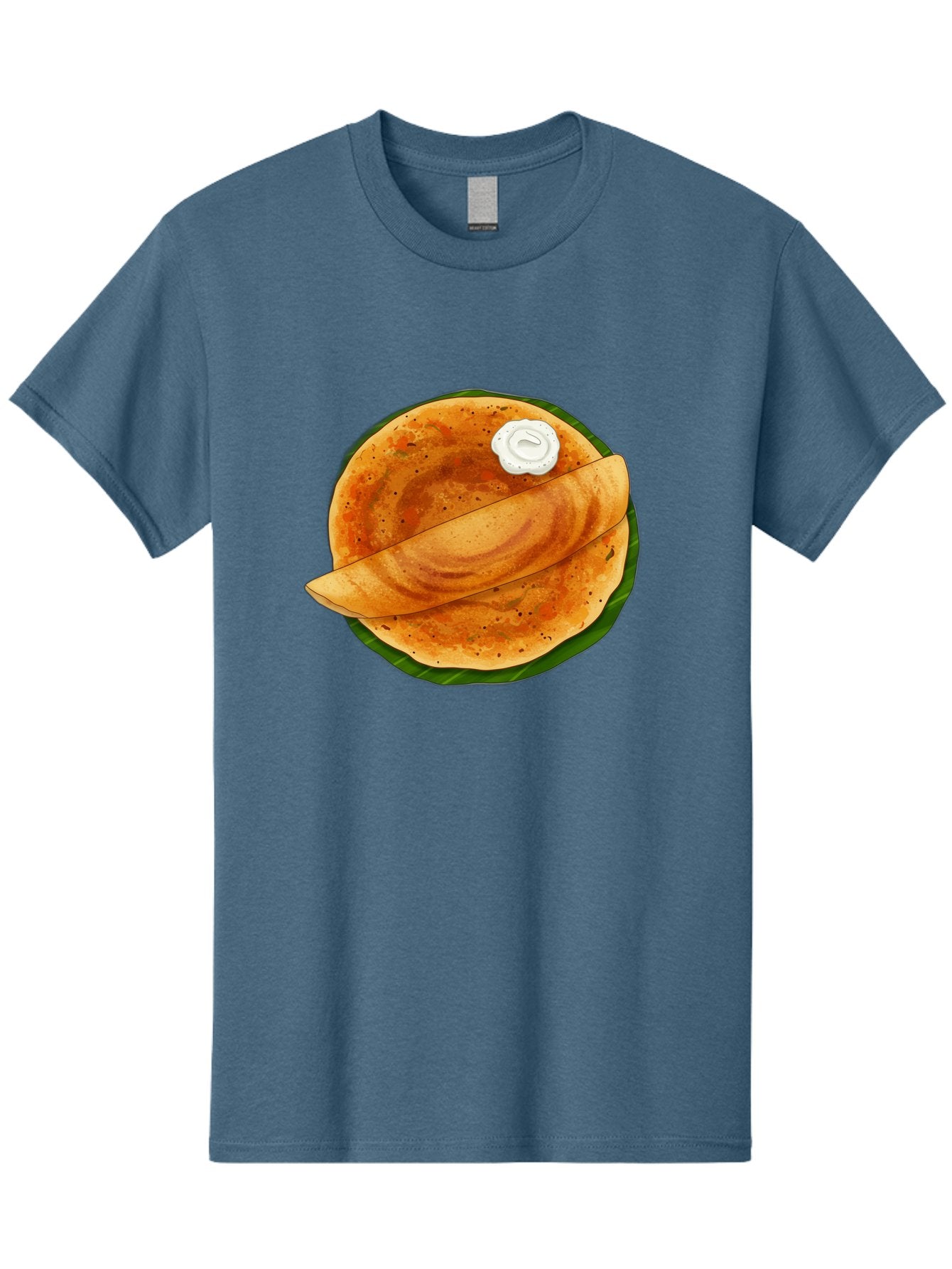 Masala-Dosa-10 Men'S Graphic Tee, 100% Cotton, Comfortable Casual Summer Wear, Machine Washable, South Indian Cuisine, Traditional Breakfast, Fermented Rice, Black Lentils, Crispy Dosa, Chutney, Savory Flavors, Indian Food, Dosa Recipe, Baa971 8