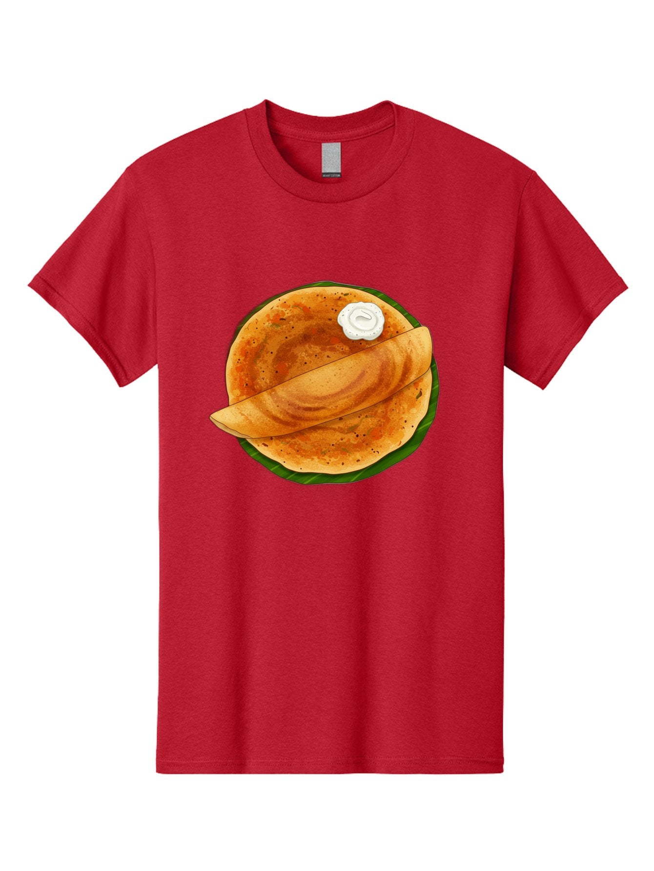 Masala-Dosa-10 Men'S Graphic Tee, 100% Cotton, Comfortable Casual Summer Wear, Machine Washable, South Indian Cuisine, Traditional Breakfast, Fermented Rice, Black Lentils, Crispy Dosa, Chutney, Savory Flavors, Indian Food, Dosa Recipe, Baa971 11