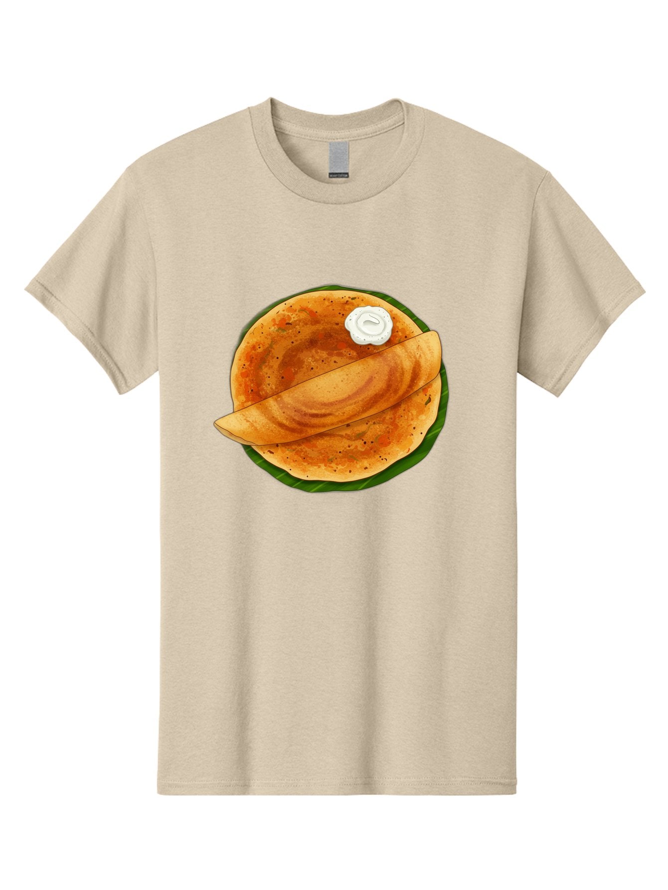 Masala-Dosa-10 Men'S Graphic Tee, 100% Cotton, Comfortable Casual Summer Wear, Machine Washable, South Indian Cuisine, Traditional Breakfast, Fermented Rice, Black Lentils, Crispy Dosa, Chutney, Savory Flavors, Indian Food, Dosa Recipe, Baa971 10