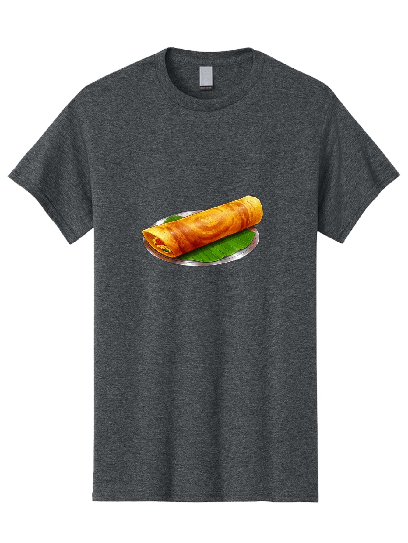 Masala-Dosa-15 Men'S Graphic Tee, 100% Cotton, Comfortable Casual Summer Wear, Machine Washable, Indian Cuisine, South Indian Food, Crispy Dosa, Masala Filling, Traditional Breakfast, Street Food, Savory Crepe, Dosa Recipe, Indian Flatbread Baa976 13
