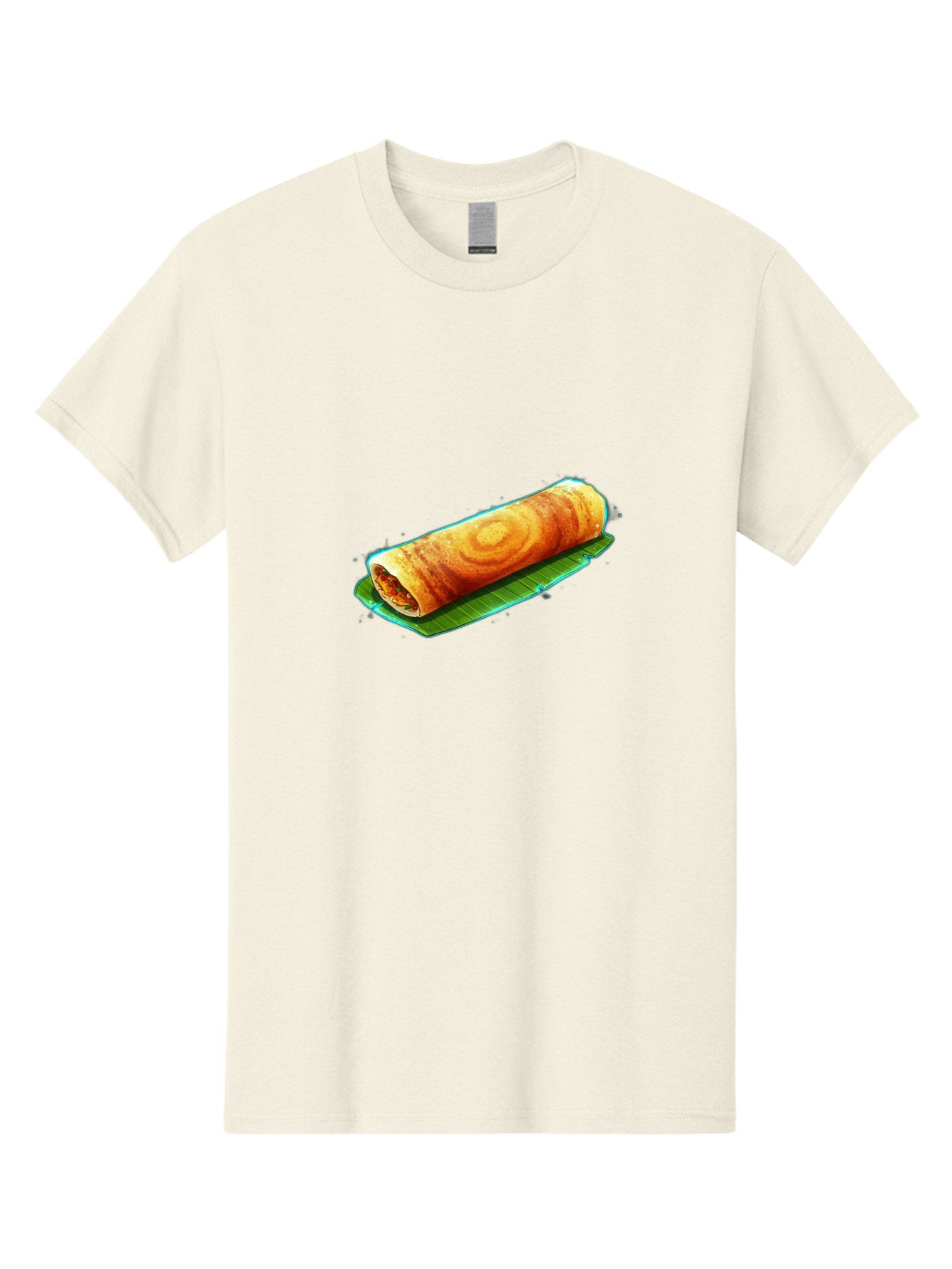 Masala-Dosa-16 Men'S Graphic Tee, 100% Cotton, Comfortable Casual Summer Wear, Machine Washable, South Indian Cuisine, Traditional Breakfast, Masala Dosa, Savory Crepe, Fermented Rice, Crispy Texture, Delicious Food, Indian Street Food Baa977 7