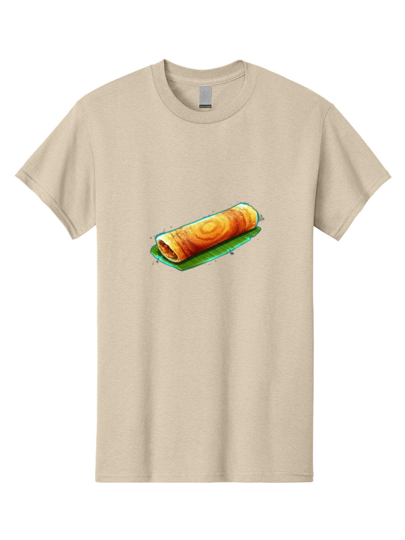 Masala-Dosa-16 Men'S Graphic Tee, 100% Cotton, Comfortable Casual Summer Wear, Machine Washable, South Indian Cuisine, Traditional Breakfast, Masala Dosa, Savory Crepe, Fermented Rice, Crispy Texture, Delicious Food, Indian Street Food Baa977 6