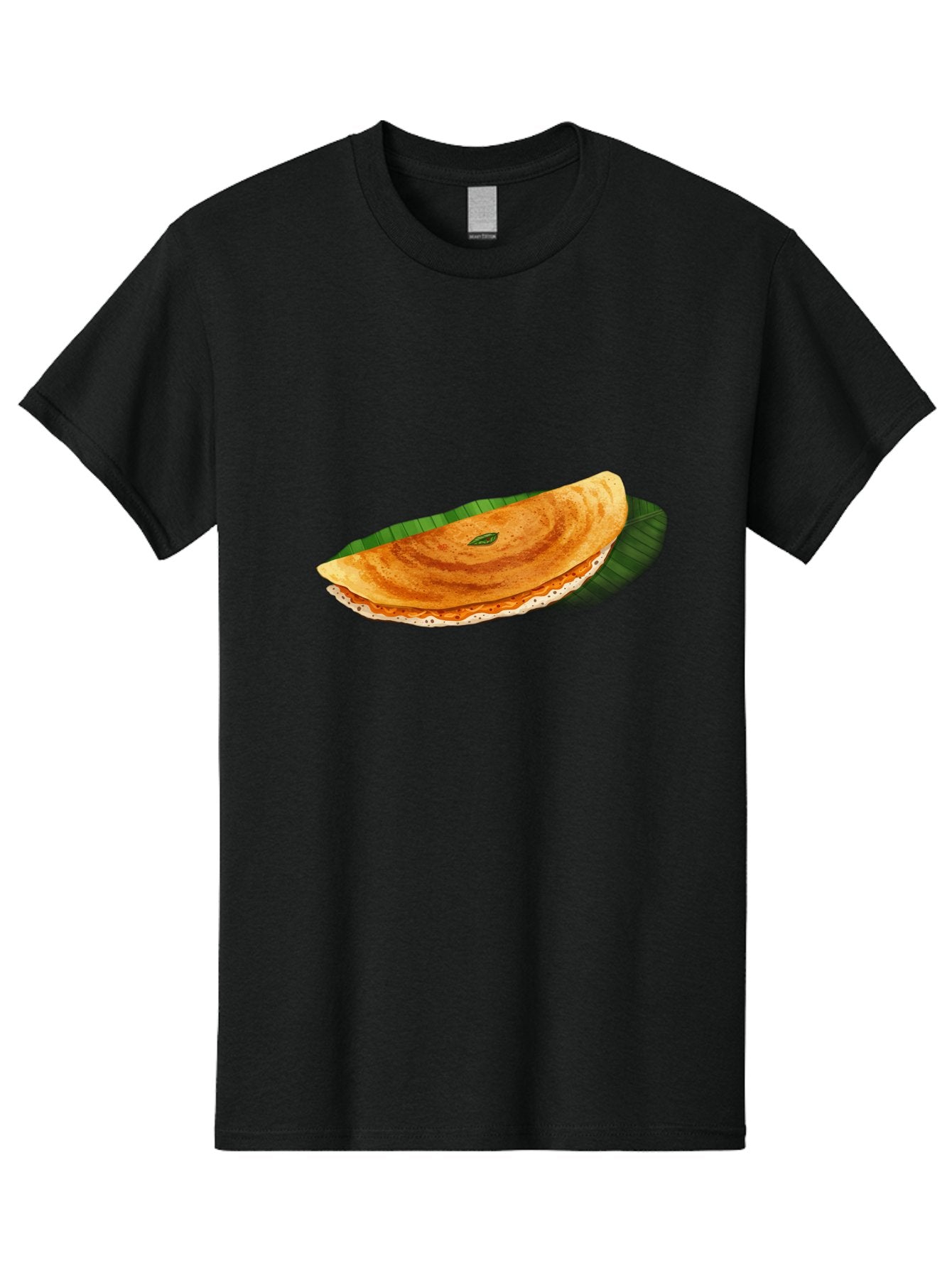 Masala-Dosa-3 Men'S Graphic Tee, 100% Cotton, Comfortable Casual Summer Wear, Machine Washable, South Indian Cuisine, Traditional Breakfast, Masala Dosa, Crispy Crepe, Savory Filling, Spicy Potato, Fermented Rice, Lentil Batter, Baa981 6