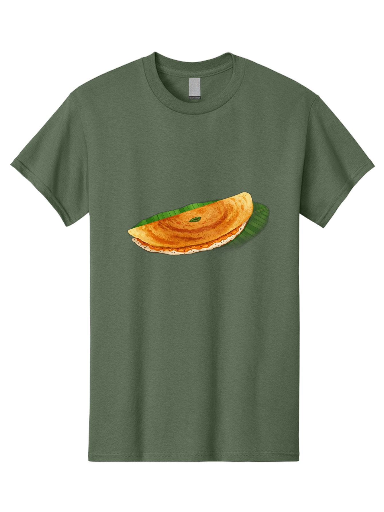 Masala-Dosa-3 Men'S Graphic Tee, 100% Cotton, Comfortable Casual Summer Wear, Machine Washable, South Indian Cuisine, Traditional Breakfast, Masala Dosa, Crispy Crepe, Savory Filling, Spicy Potato, Fermented Rice, Lentil Batter, Baa981 12