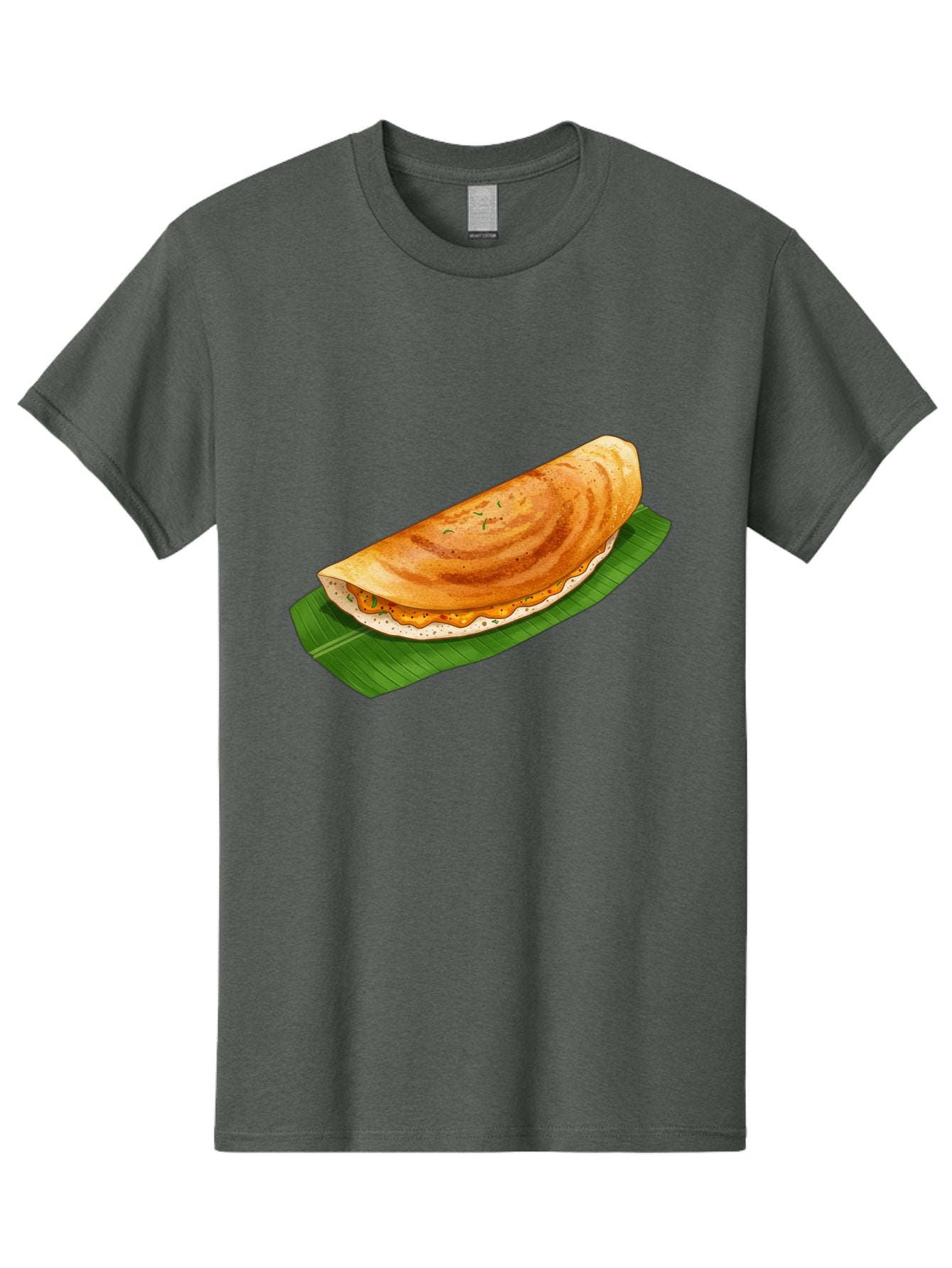 Masala-Dosa-5 Men'S Graphic Tee, 100% Cotton, Comfortable Casual Summer Wear, Machine Washable, Indian Cuisine, South Indian Food, Dosa Recipe, Masala Dosa, Savory Crepe, Fermented Rice, Savory Filling, Spicy Potato, Breakfast Dish, Baa983 11