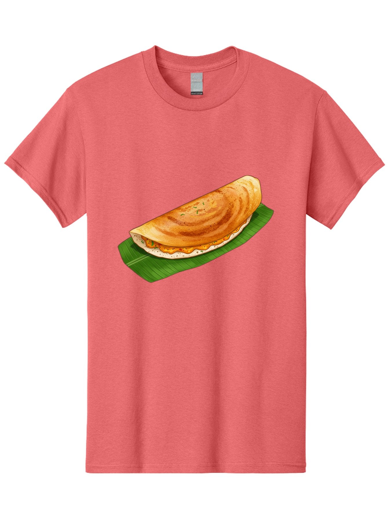 Masala-Dosa-5 Men'S Graphic Tee, 100% Cotton, Comfortable Casual Summer Wear, Machine Washable, Indian Cuisine, South Indian Food, Dosa Recipe, Masala Dosa, Savory Crepe, Fermented Rice, Savory Filling, Spicy Potato, Breakfast Dish, Baa983 12
